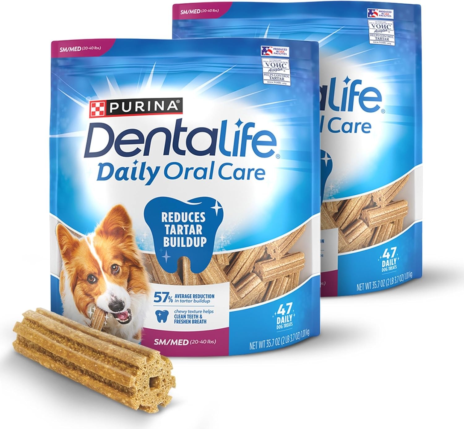 DentaLife Daily Oral Care Dog Treats for Small and Medium Dogs, Chewy Dental Tre