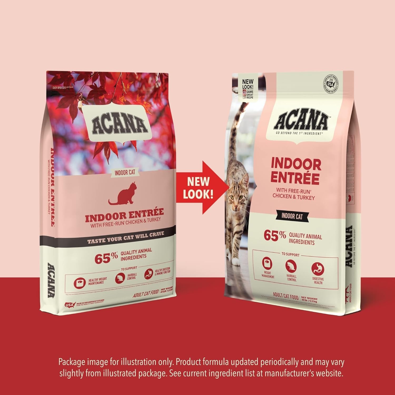 ACANA Dry Cat Food for Indoor Cats Indoor Entrée Chicken Turkey Whole Herring an
