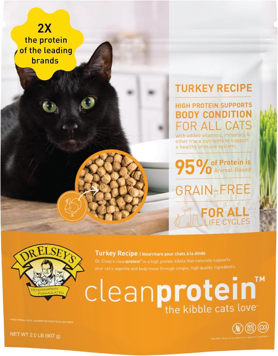 cleanprotein Chicken Cat Kibble 2 lb. Bag
