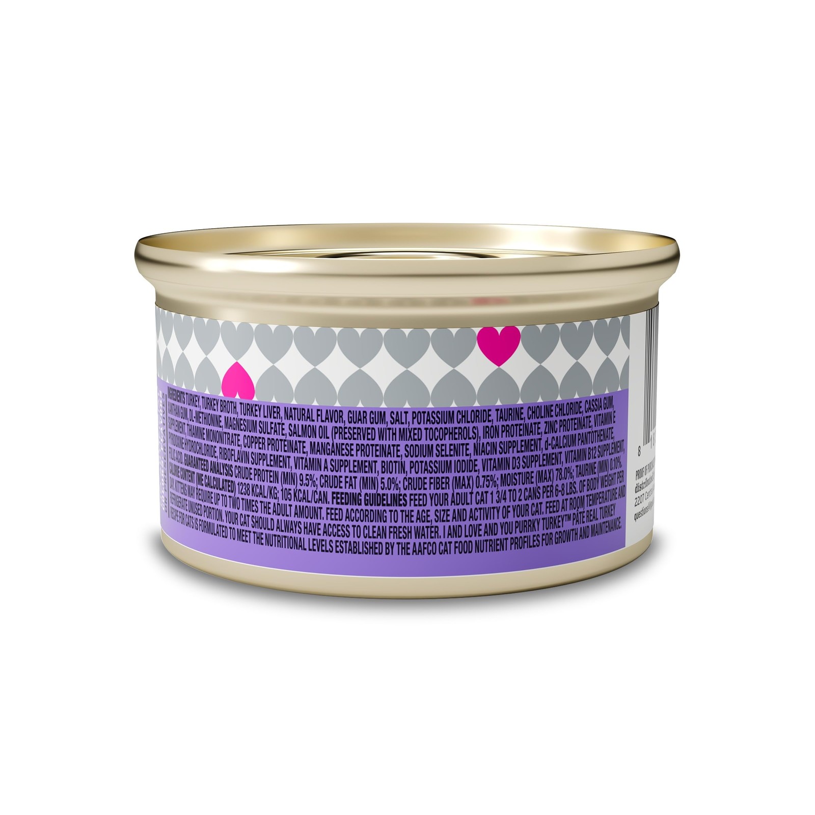 I & Love & You Cat Food Purrky Turkey P√¢t√© 3.0 oz (Pack of 24)