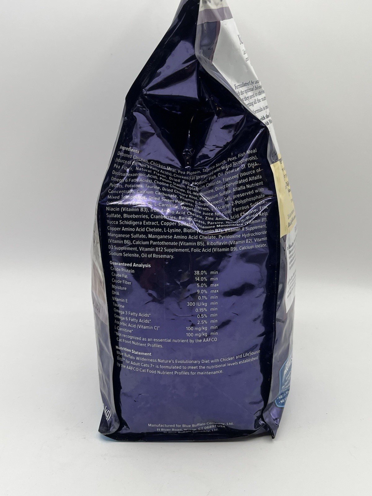 Wilderness Natural Mature Dry Cat Food for Cats 7+ Years, High-Protein and Grain