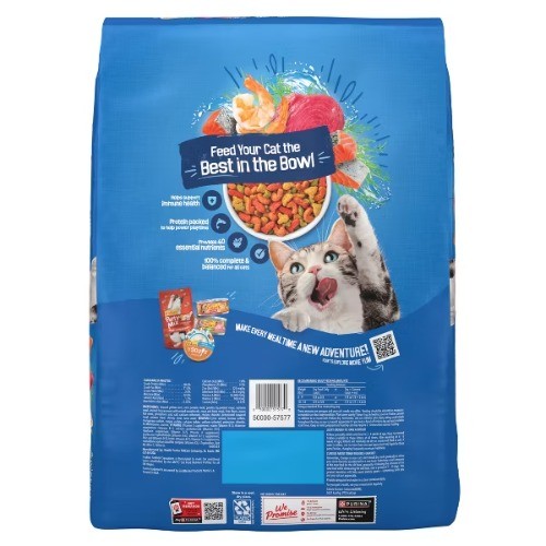Purina Friskies Seafood Sensations with Flavors of Salmon, Tuna, Shrimp