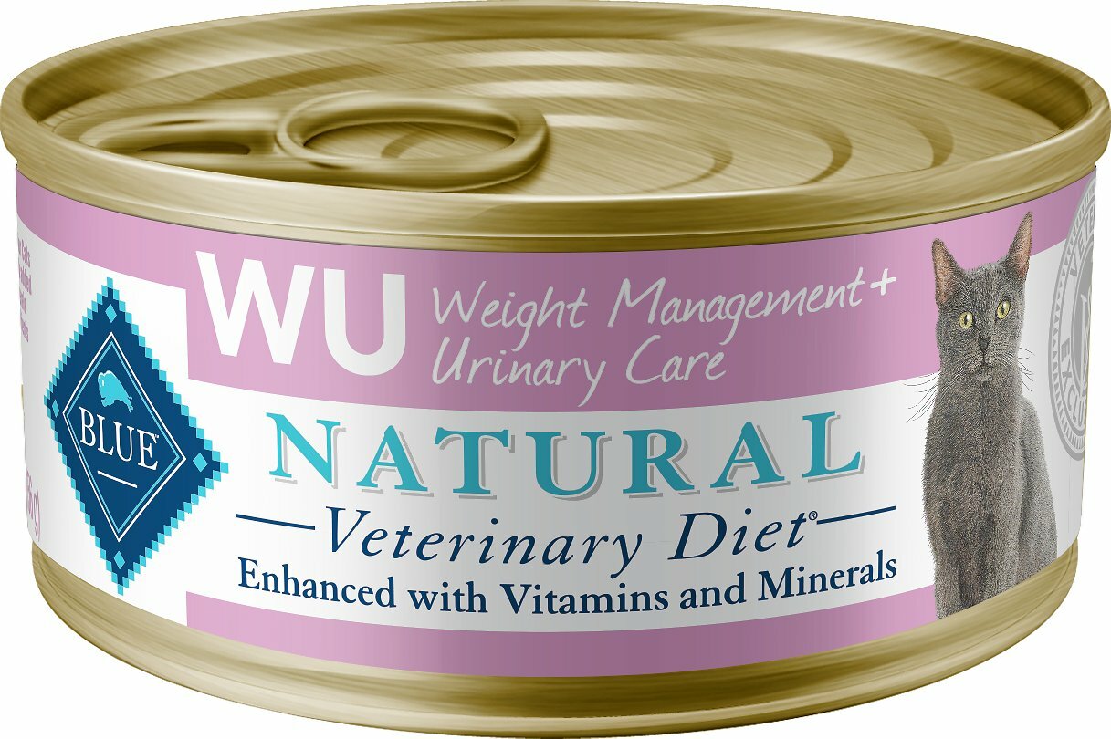 Blue Buffalo W+U Weight Management + Urinary Grain-Free Can Cat Food 24/5.5 oz