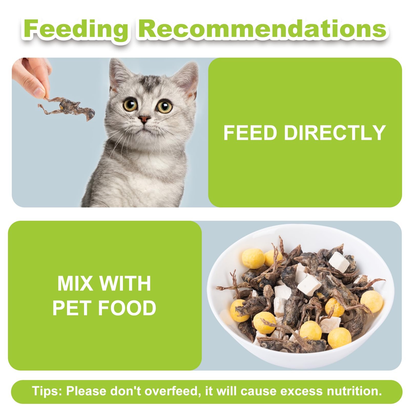 Freeze-Dried Quail Cats & Dogs Treats – Single Ingredient Pet Snacks, High-Pr…