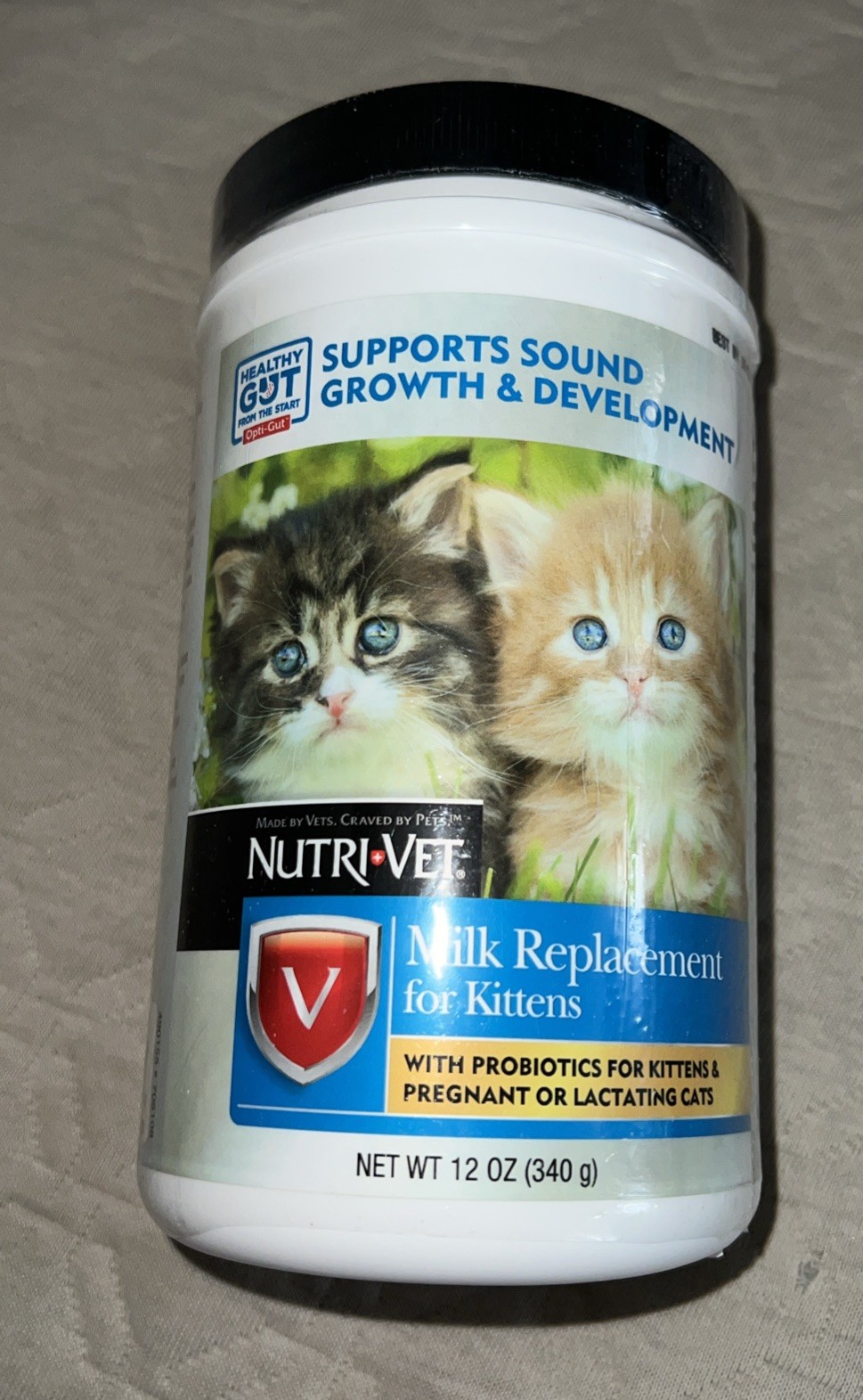 Nutri-Vet Milk Replacement For Kittens – 12 Ounce – BB 10/23/25