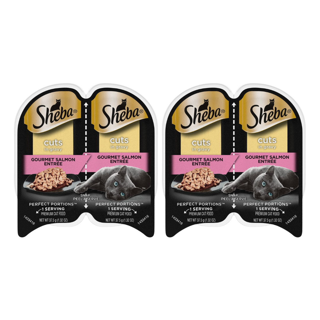 LarasBundle Sheba Perfect Portions | Sheba Wet Cat Food Cuts in Gravy Variety