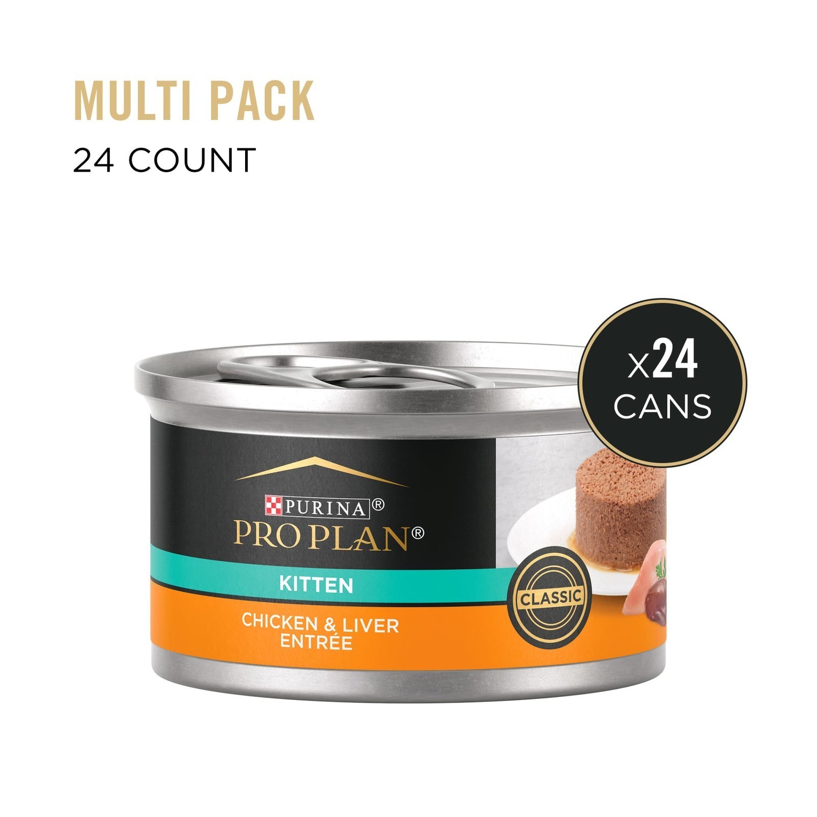 3 oz Can Chicken Liver Kitten Food W/ Natural & No Artificial Flavors