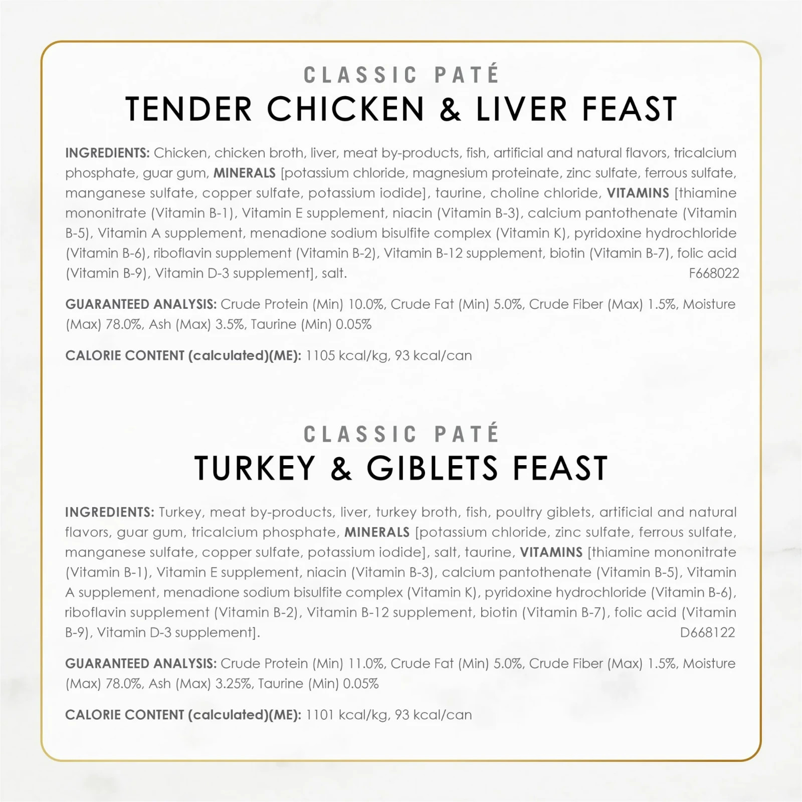 (2 pack)Purina Fancy Feast Classic Pate Food, Poultry & Beef, 3 oz 30Cans