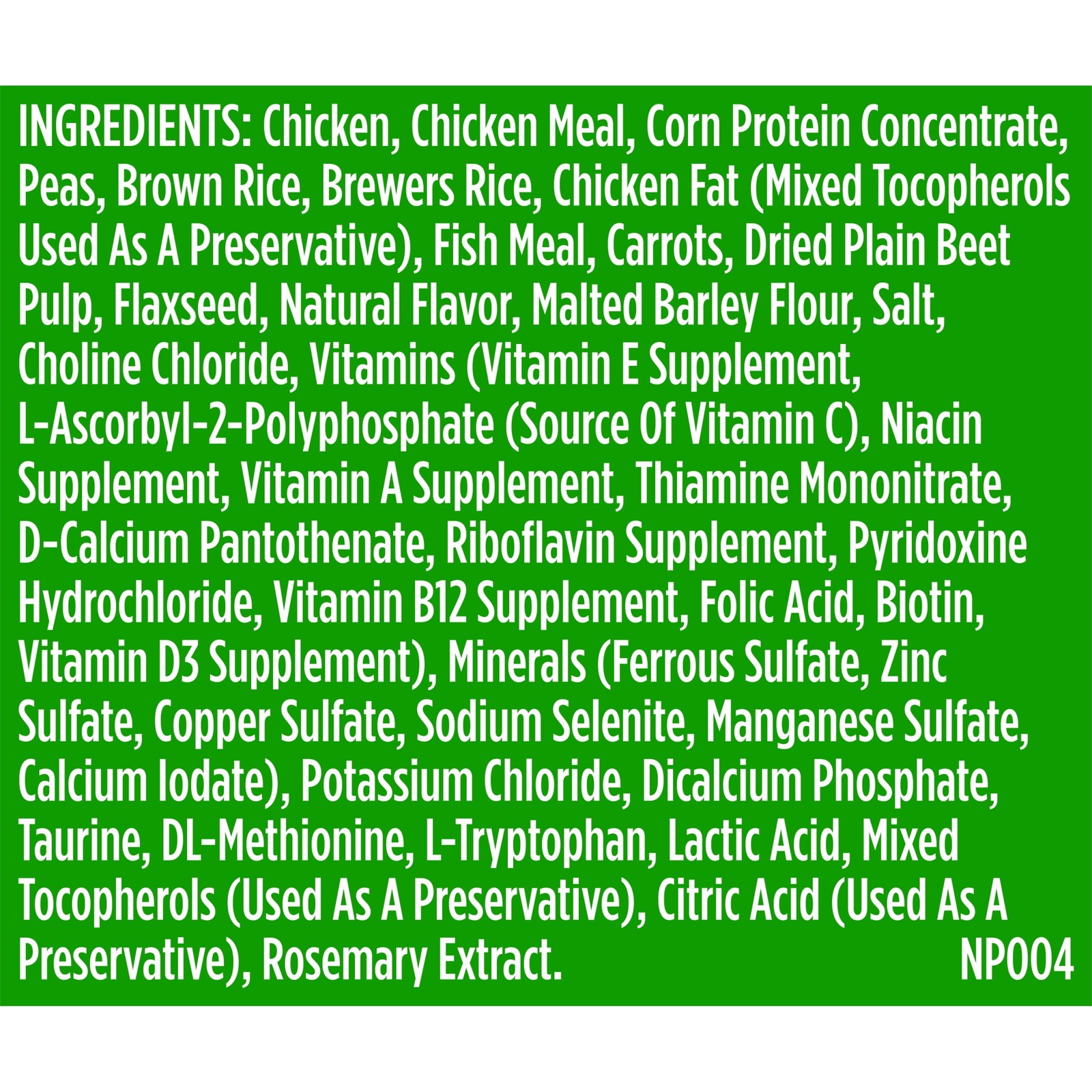 Real Chicken & Brown Rice Recipe Dry Cat Food 3 lb. Bag