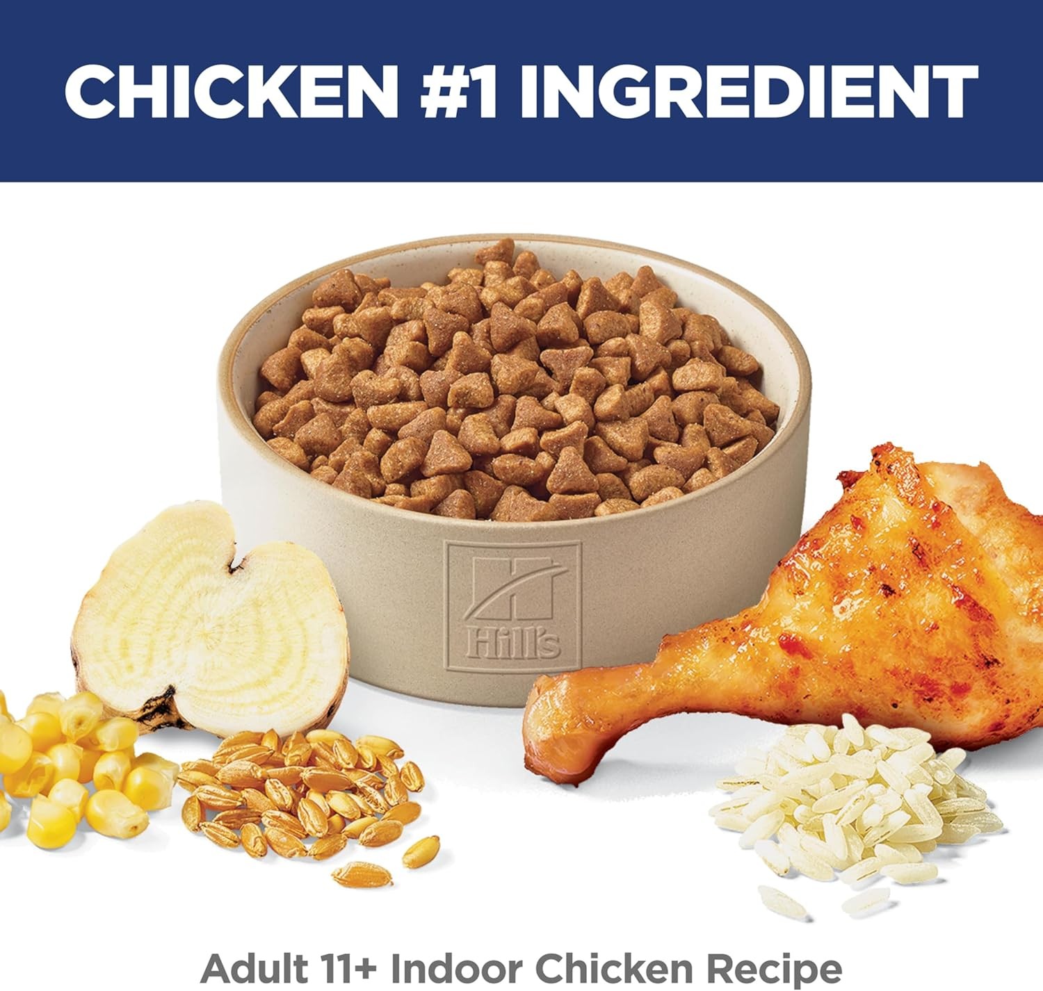 Senior 11 Indoor Dry Cat Food Chicken 3.5 lb. Bag
