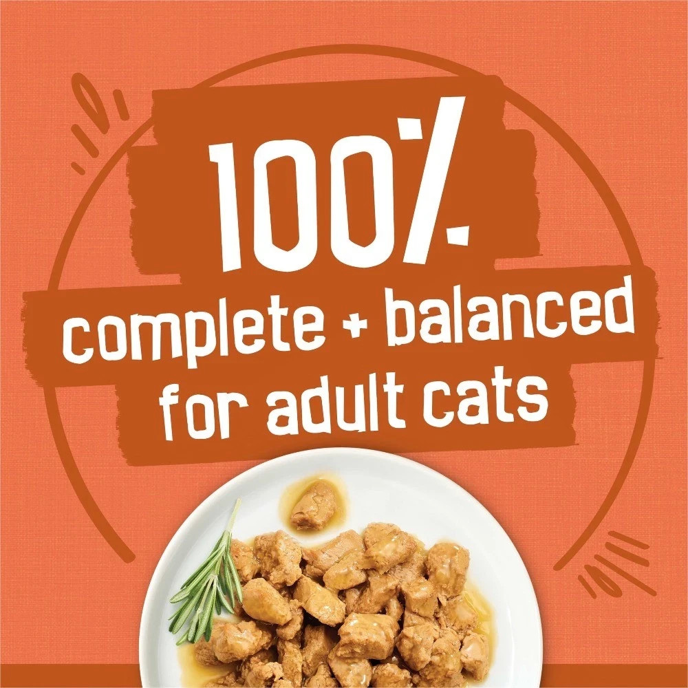 Purina Friskies 5.5 oz Canned Wet Cat Food – Chicken and Turkey Variety Pack, 40