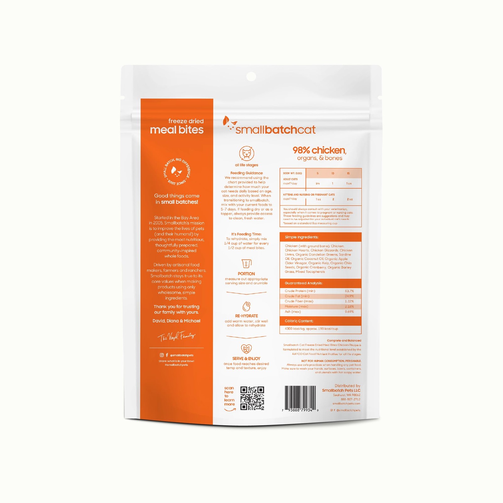 Freeze-Dried Raw Cat Food, Shelf Stable Food Bites, 10 Ounce (Pack of 1)