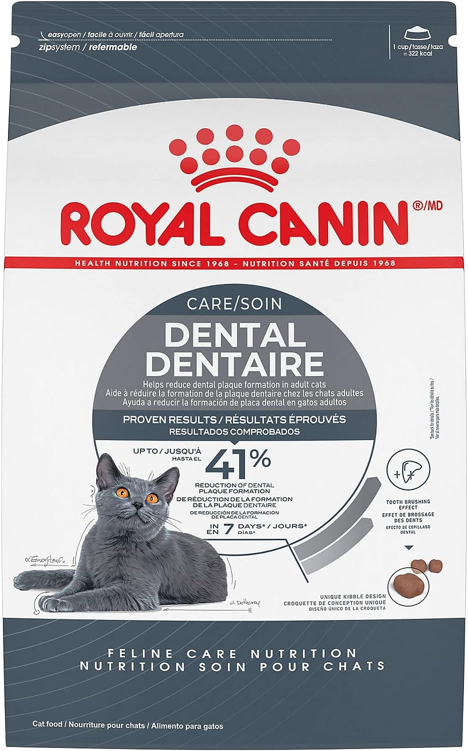 Feline Care Nutrition Dental Care Adult Dry Cat Food, 6 Lb Bag