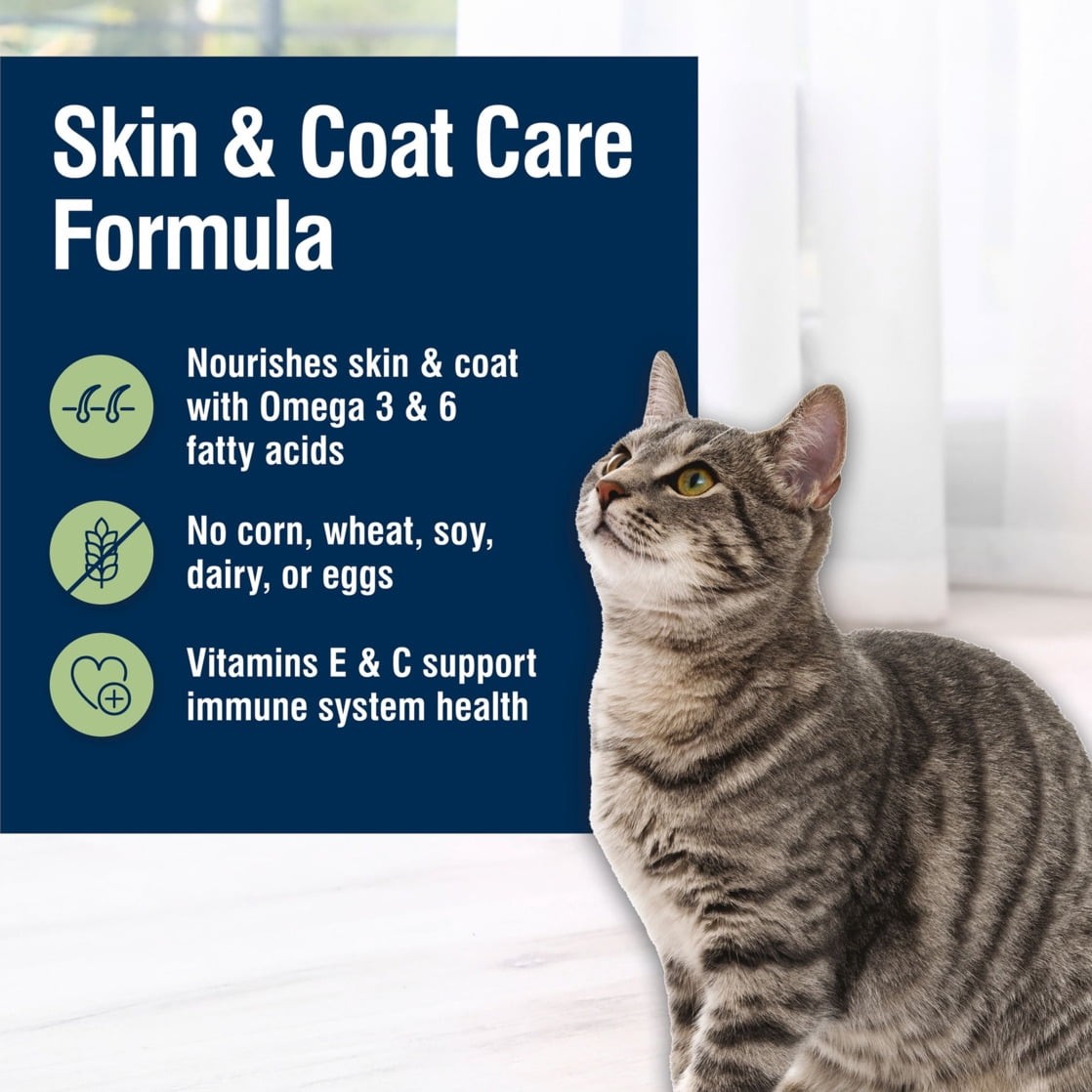 Blue Buffalo True Solutions Skin & Coat Care Natural Dry Cat Food, Salmon