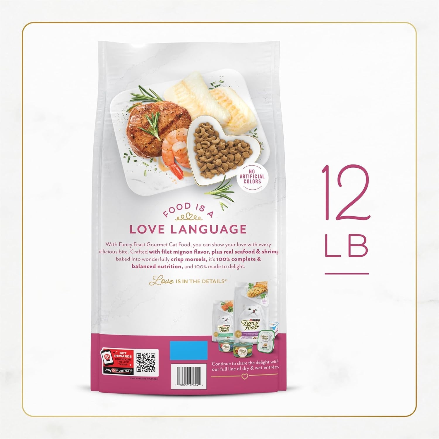 Fancy Feast® All Life Stages Cat Dry Food – , With Vitamins – 12 Lb x 2 Pack