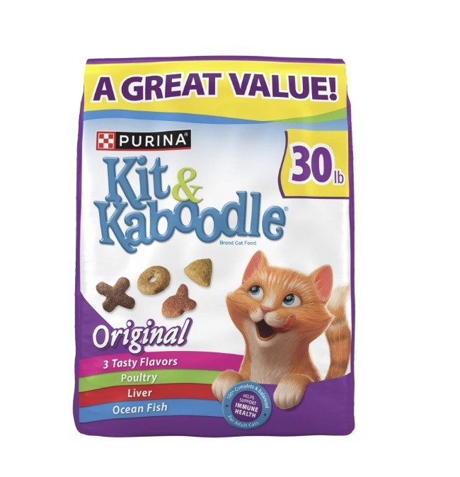 Kit & Kaboodle Dry Cat Food, Original, 30 Lb. Bag