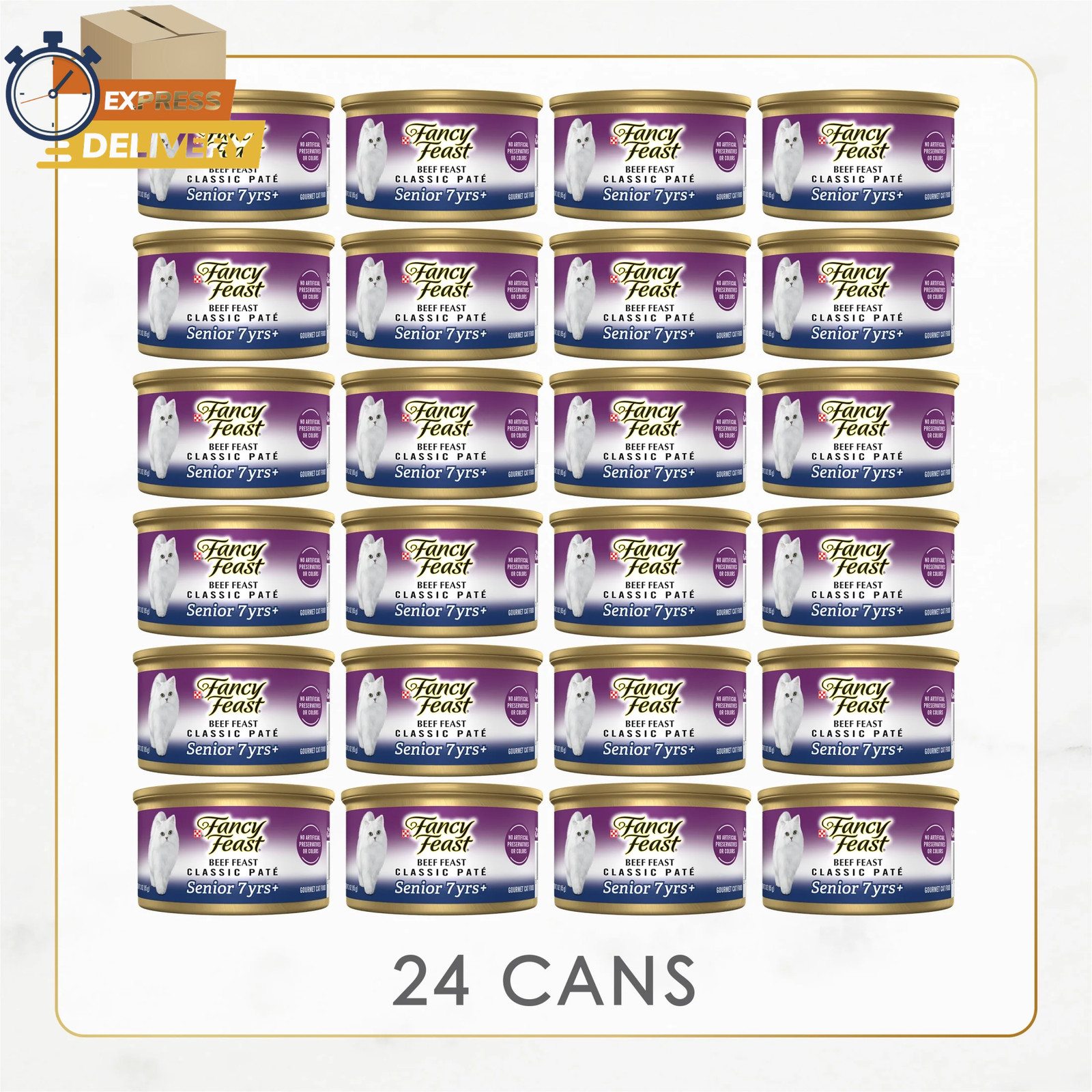Purina Senior Classic Pate Kitten Food, Wet Cat Food, 3 Oz Cans, 24 Pack ✅ 👈