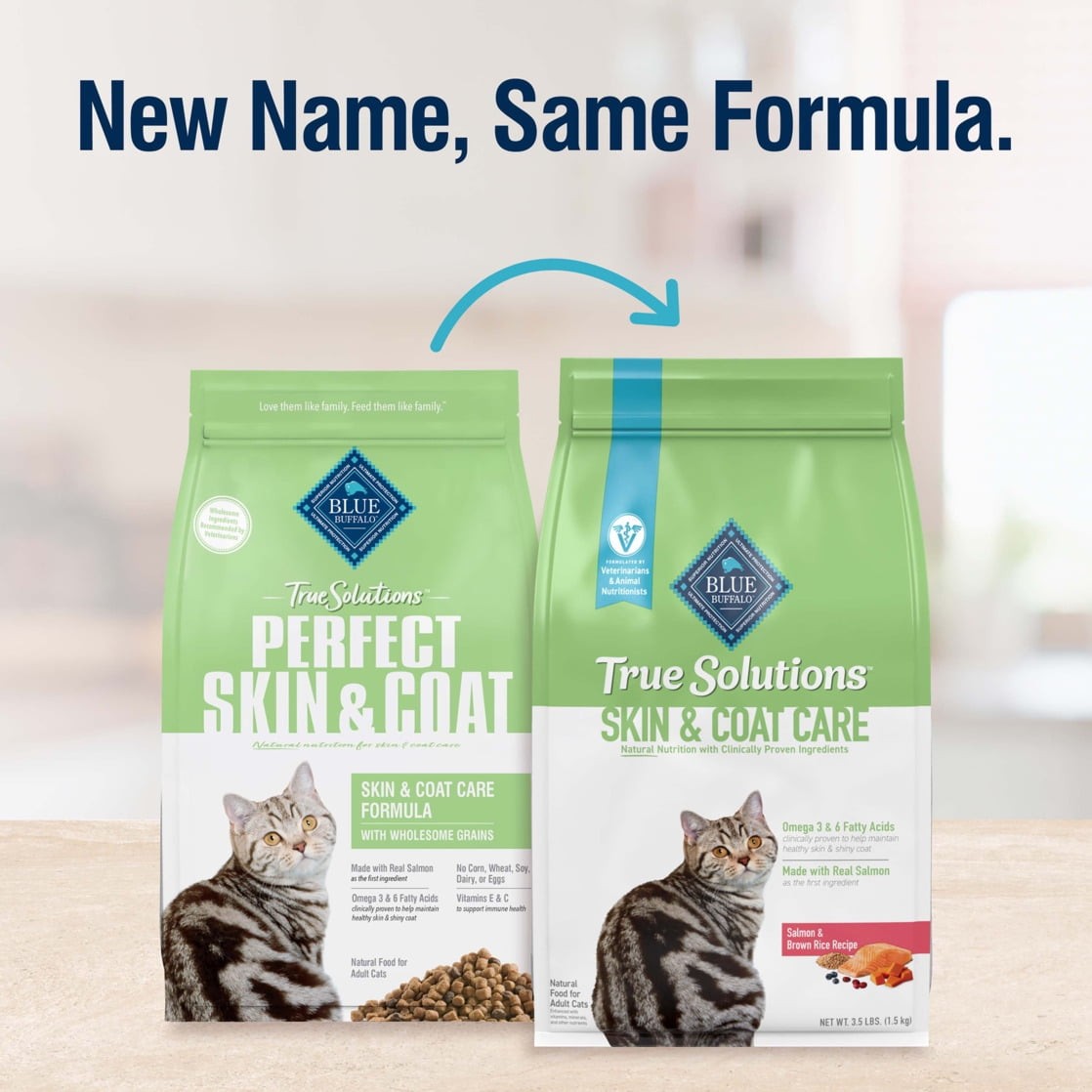 True Solutions Skin & Coat Care Natural Dry Cat Food Salmon 11-lb. Bag