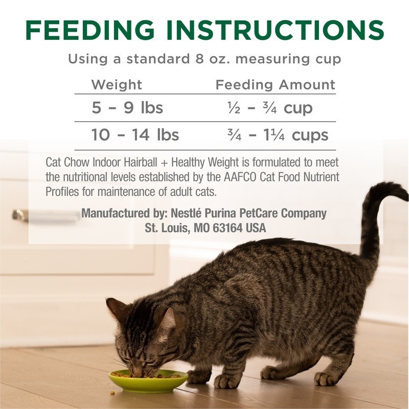 Indoor Hairball Control Healthy Weight Chicken Dry Cat Food Kibble New