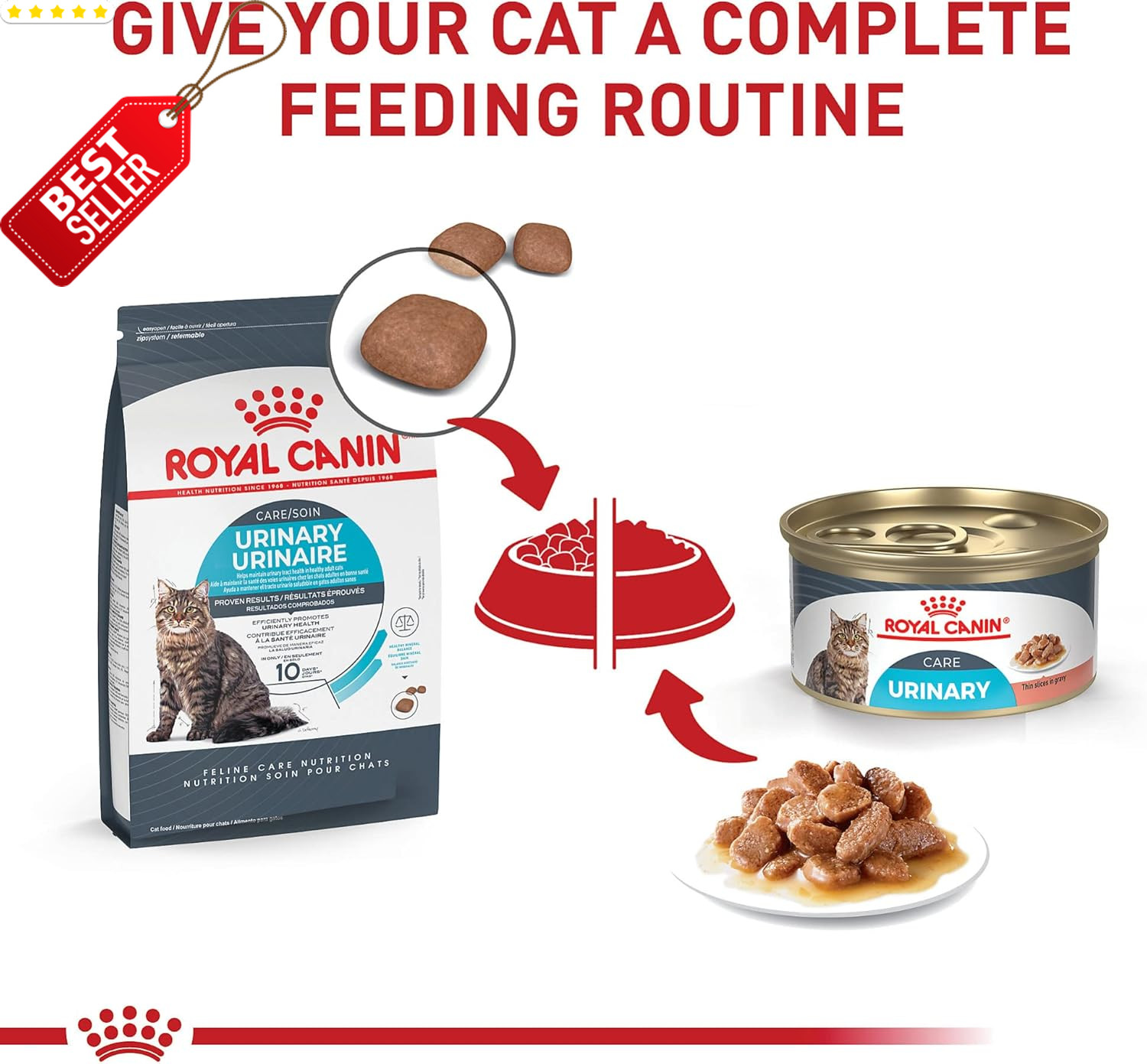 Feline Care Nutrition Urinary Care Adult Thin Slices in Gravy Cat Food, 3 Oz (Pa