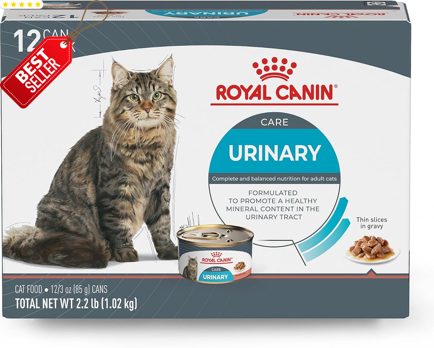 Feline Care Nutrition Urinary Care Adult Thin Slices in Gravy Cat Food, 3 Oz (Pa