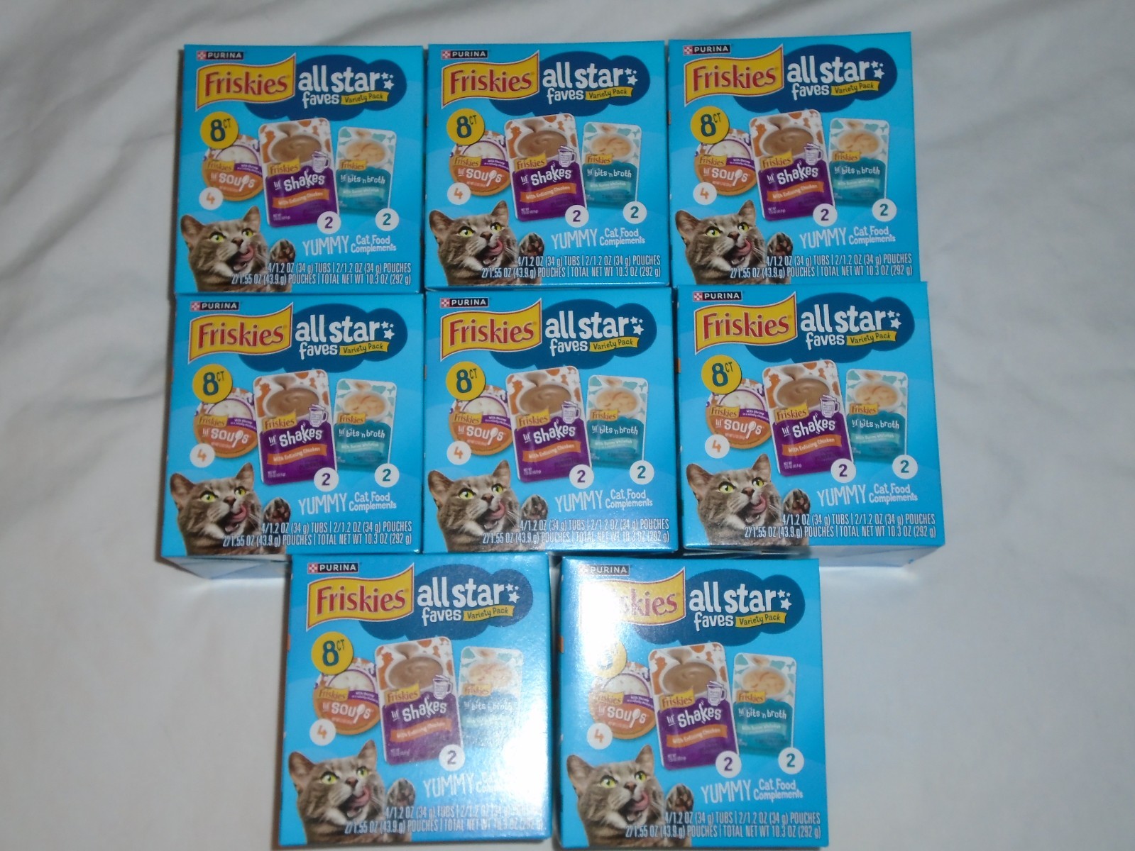 Set of 8 Purina Friskies All Star Faves 8-Count Variety Packs – BB July 2026 NEW