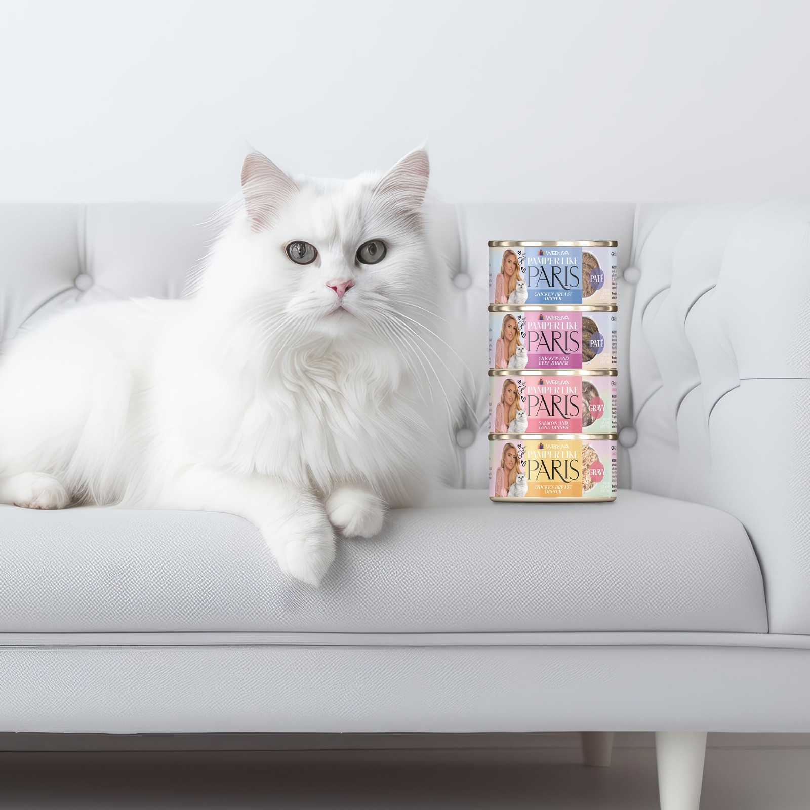 Weruva Paris Hilton Pamper Like Paris Natural Grain Free Wet Cat Food, Tuna i…