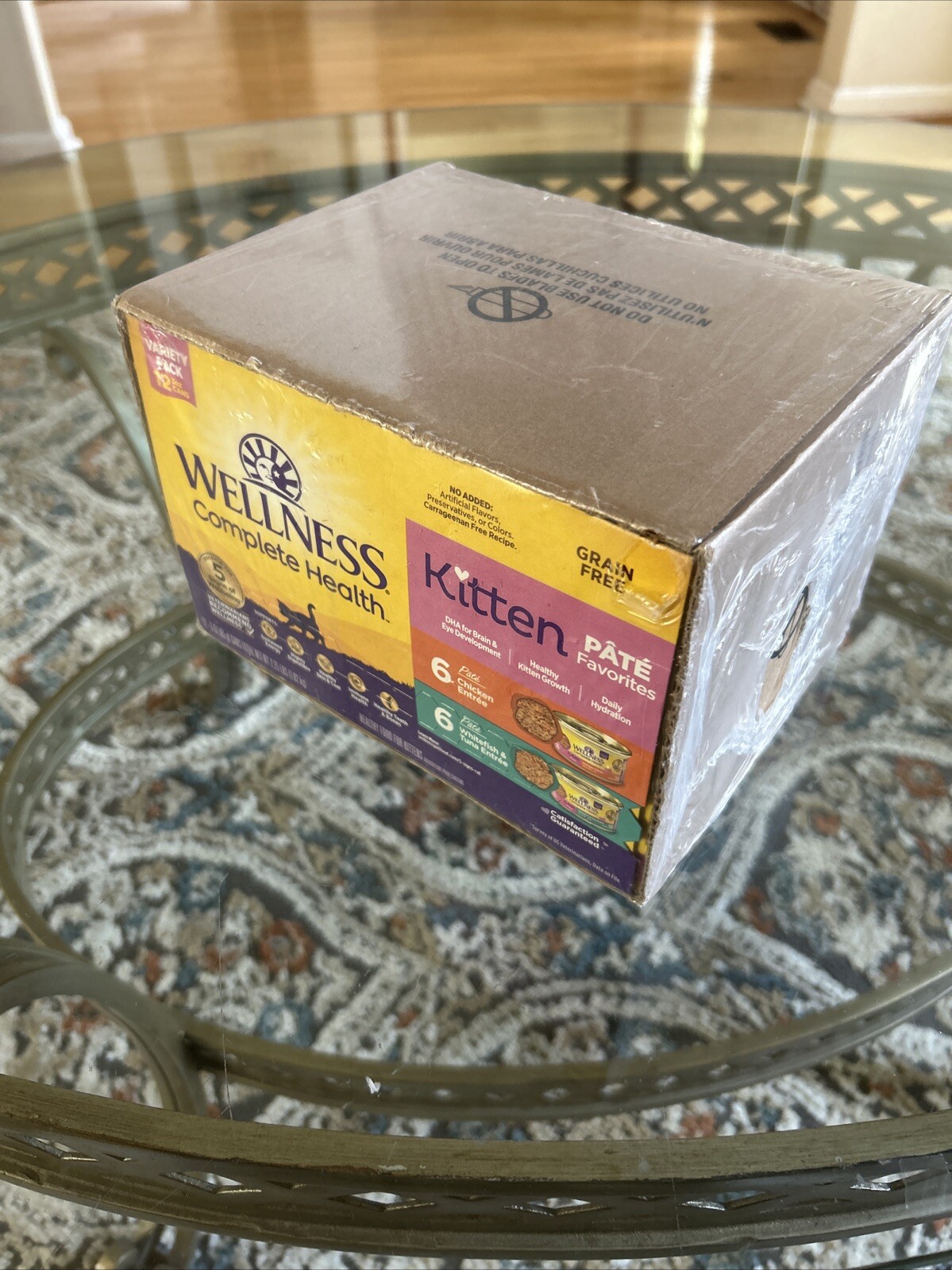 Complete Pate Kitten Wet Cat Food, Natural, Protein-Rich, Grain Free, 12 Pack