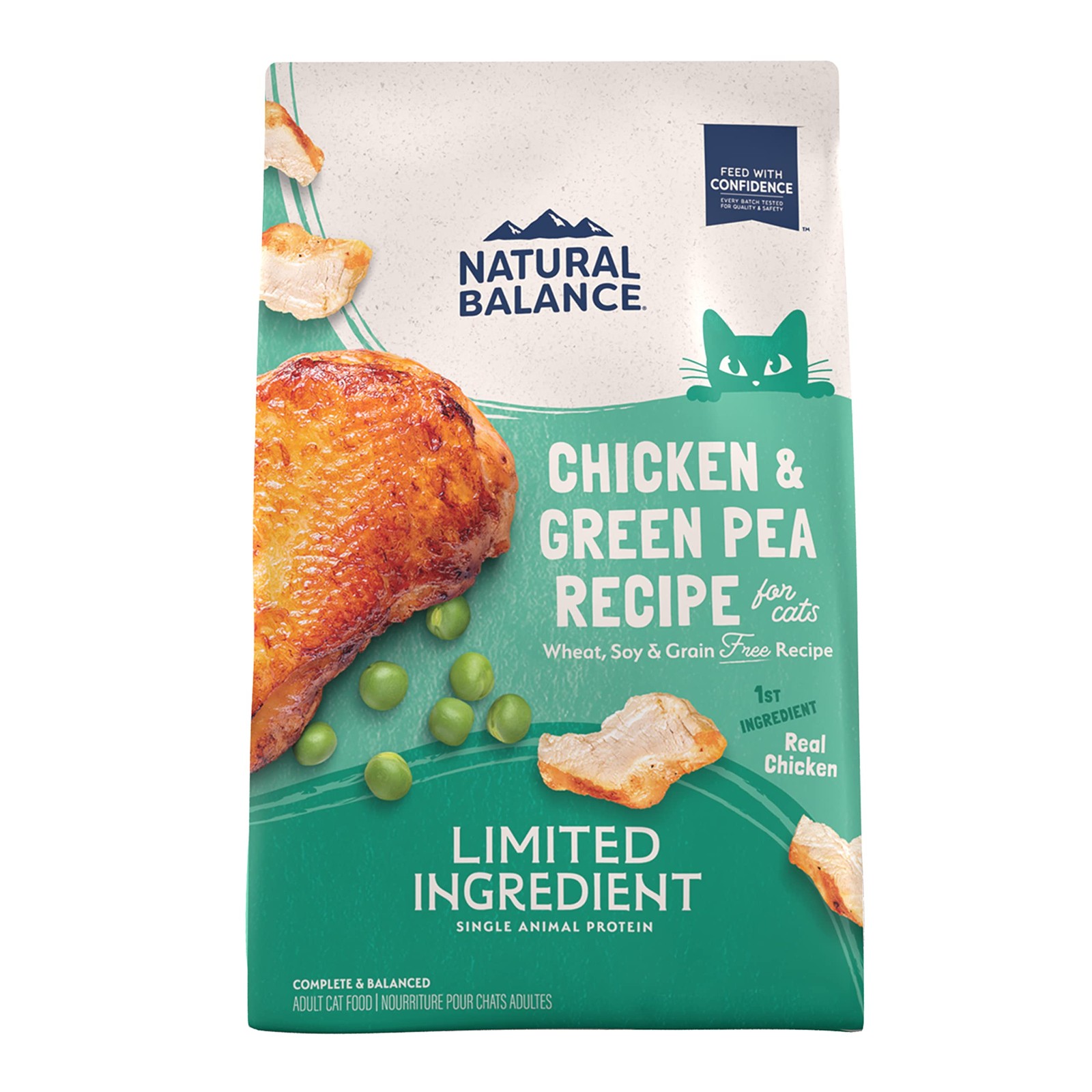 Natural Balance Limited Ingredient 10 Pound (Pack of 1), Green Pea & Chicken