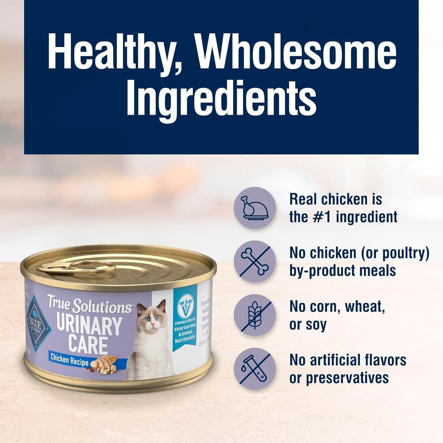 Blue Buffalo True Solutions Urinary Care Wet Cat Food 3 Ounce (Pack of 24)