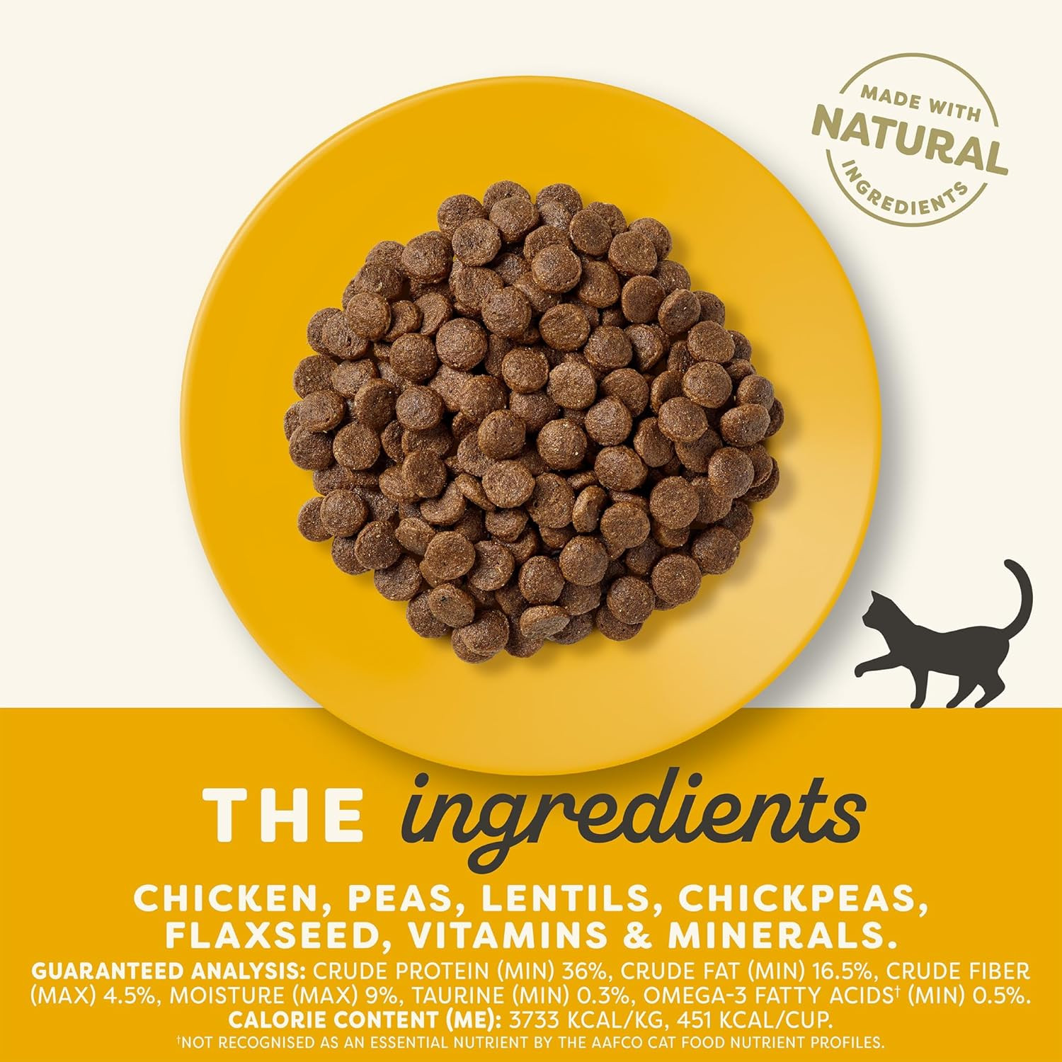 Complete Dry Cat Food, Grain-Free, Limited Ingredient with Added Vitamins & Mine