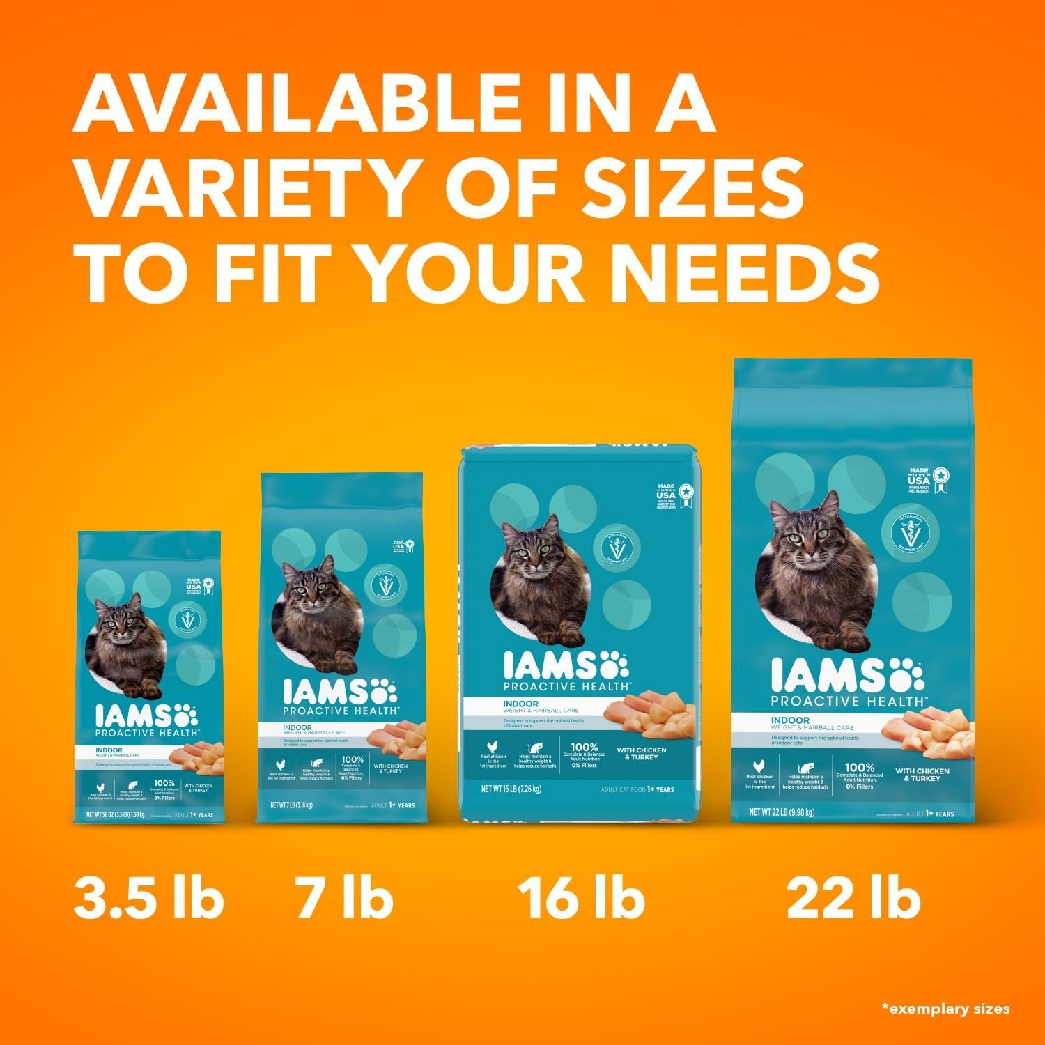 IAMS Proactive Health Indoor Weight Control & 22 Pound (Pack of 1), Chicken.
