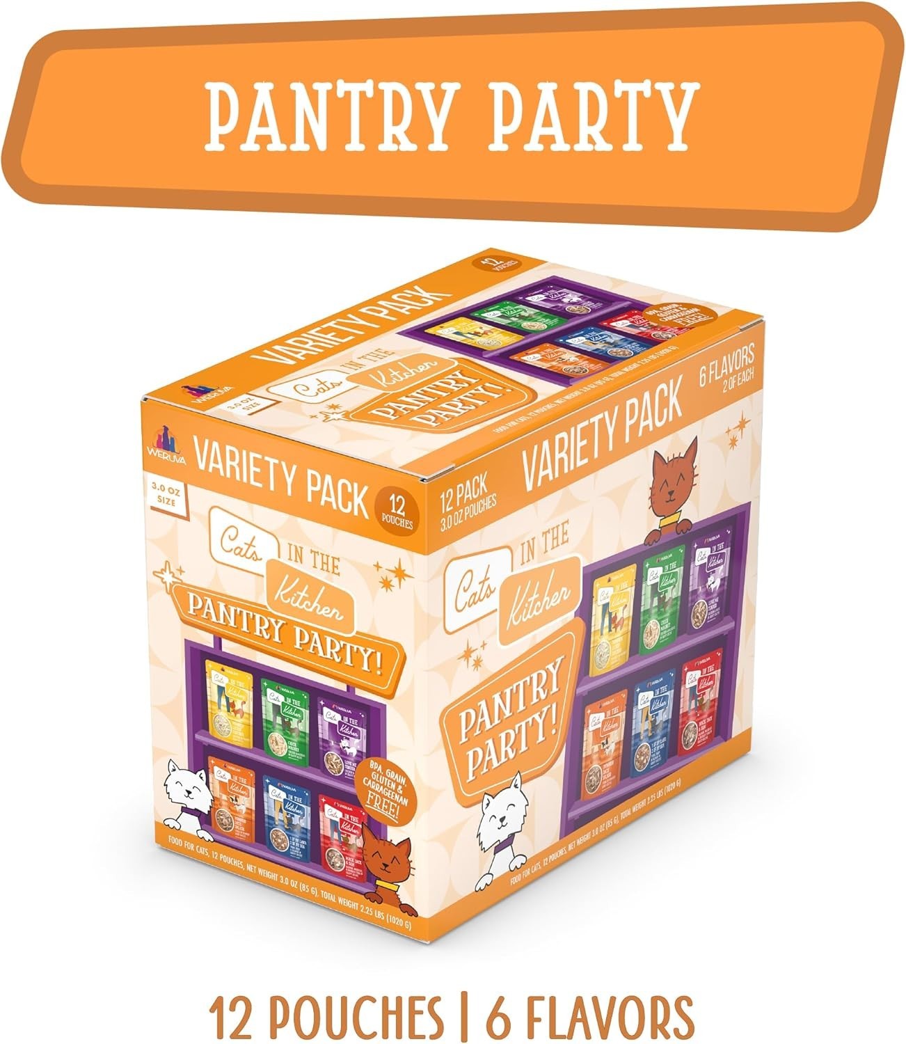 All-Natural 12-Pack Cat Food Variety – Urinary Health & Delicious Flavors