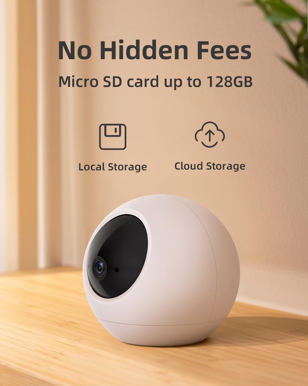 Noorio Security Indoor Camera with 5GHz WiFi, 2K UHD Security Camera, Pet/Dog/Ba