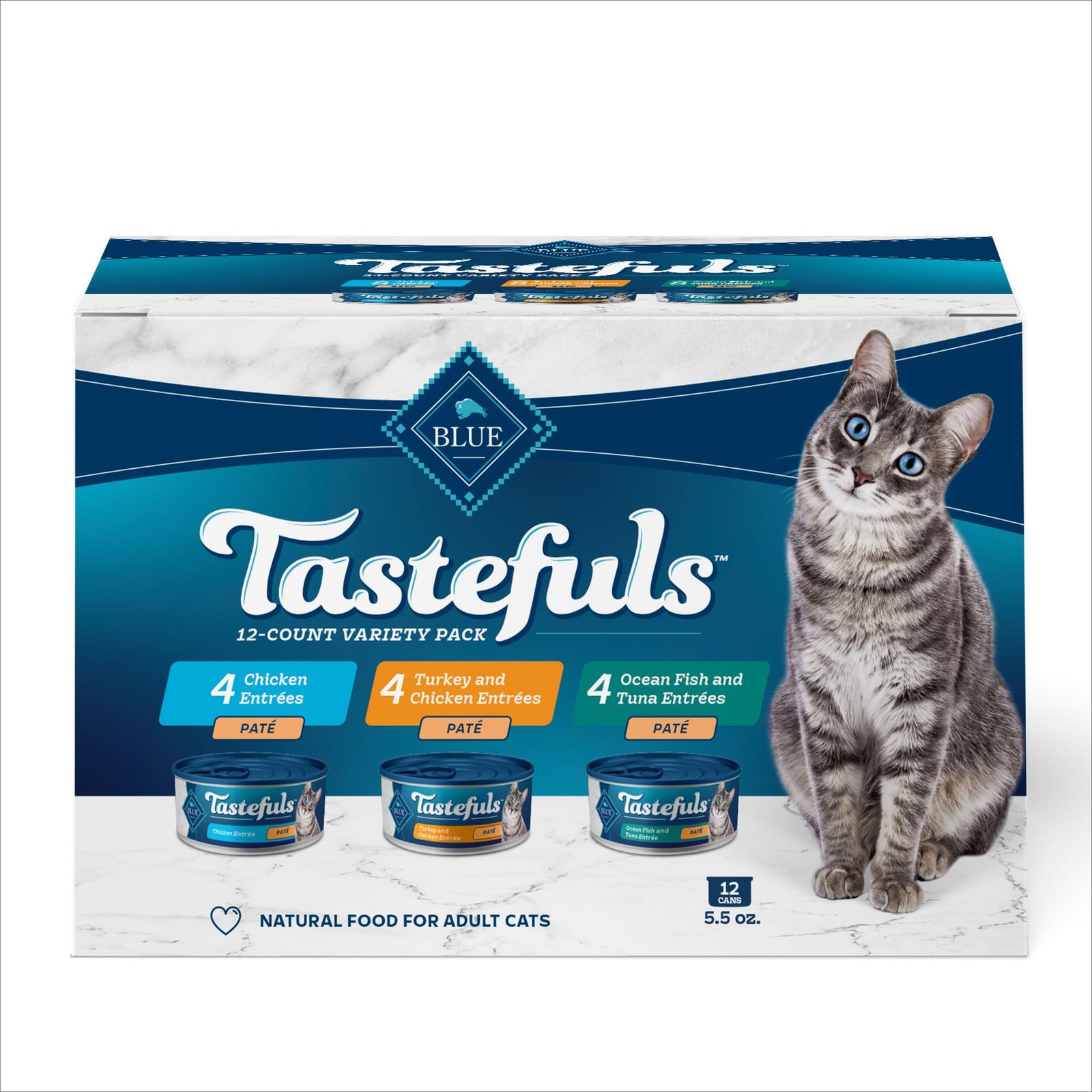 Blue Buffalo 5.5 Ounce (Pack of 12), Variety Pack: oz 12)