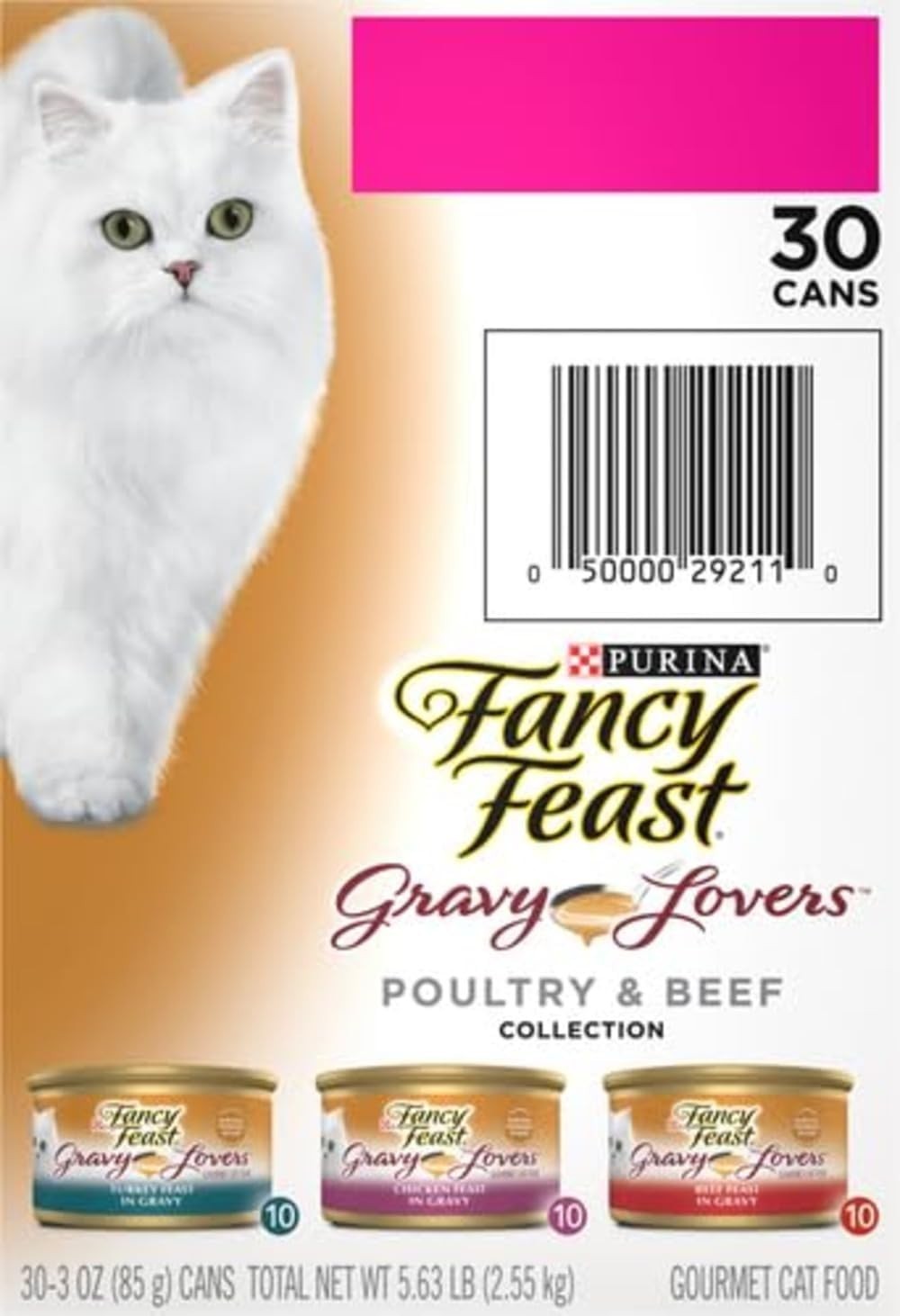 Purina Fancy Feast Gravy Lovers Poultry and Beef Grilled Gourmet Wet Cat Food