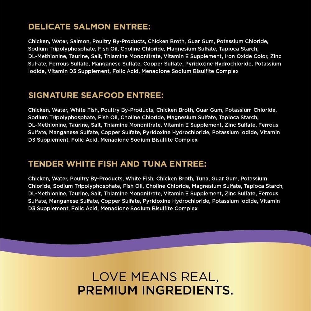 Wet Cat Food Variety Pack 2.6 oz Salmon Fish Tuna Grain-Free Nourishing