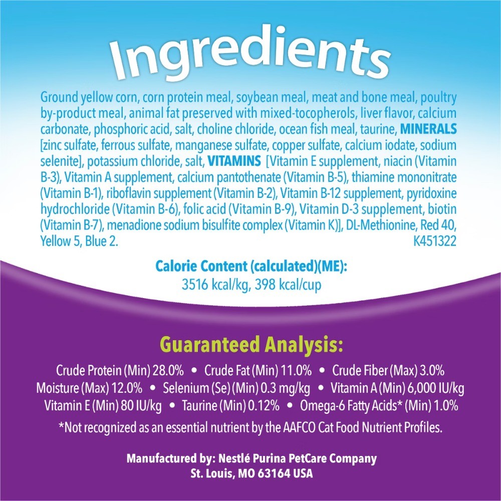 Original Adult Complete & Balanced with Chicken Dry Cat Food – 22lbs