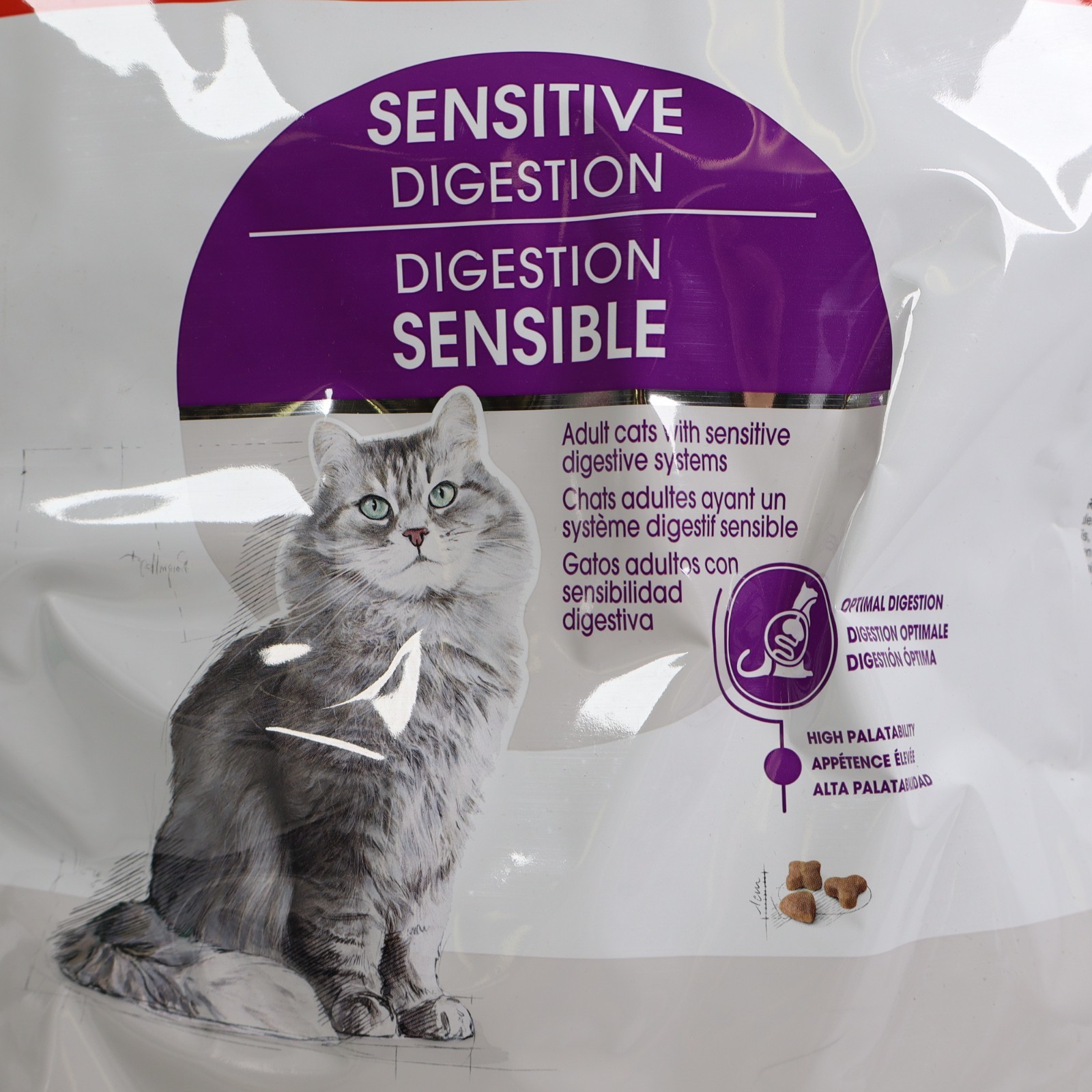 ROYAL CANIN Feline Health Sensitive Digestion Adult Dry Cat Food 15lb EXP 8/2026