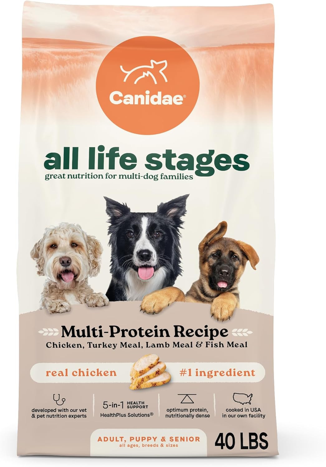 All Life Stages Multi-Protein Recipe with Chicken, Turkey, Lamb, and Fish – High