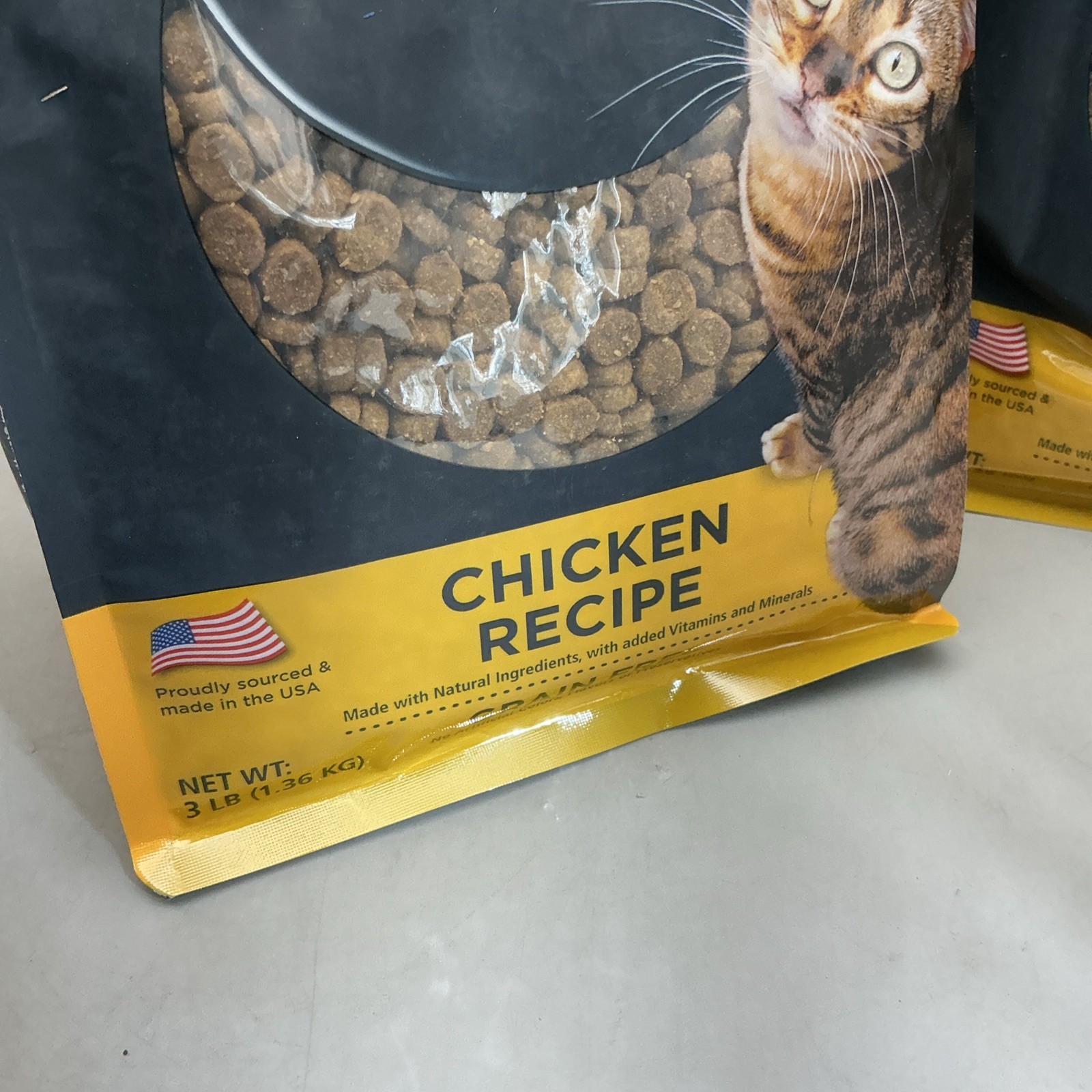 3 Pack Reveal Natural Adult Dry Complete Cat Food 3lb Each Exp 12/26