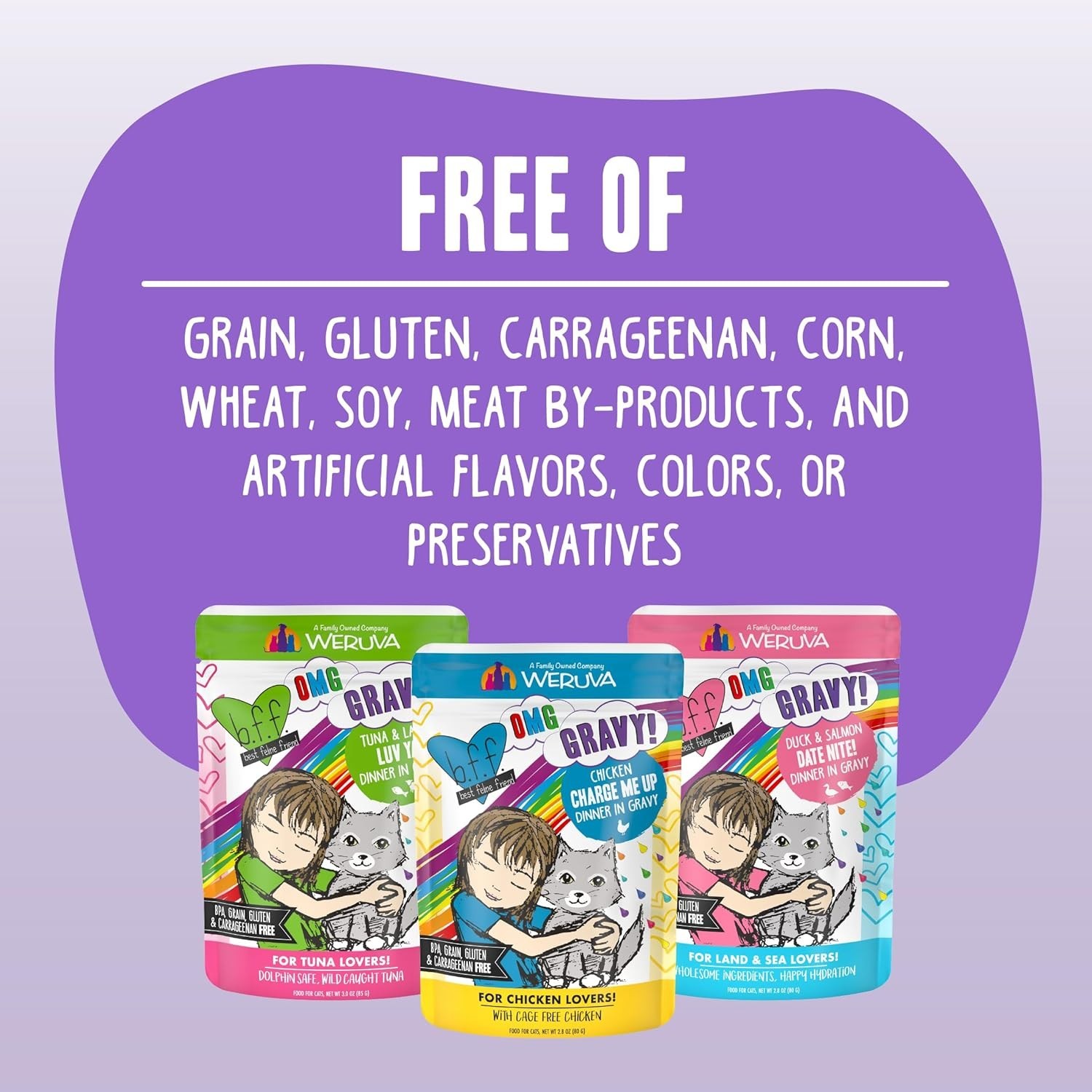 B.F.F. OMG Cat Food – No Artificial Colors or Preservatives