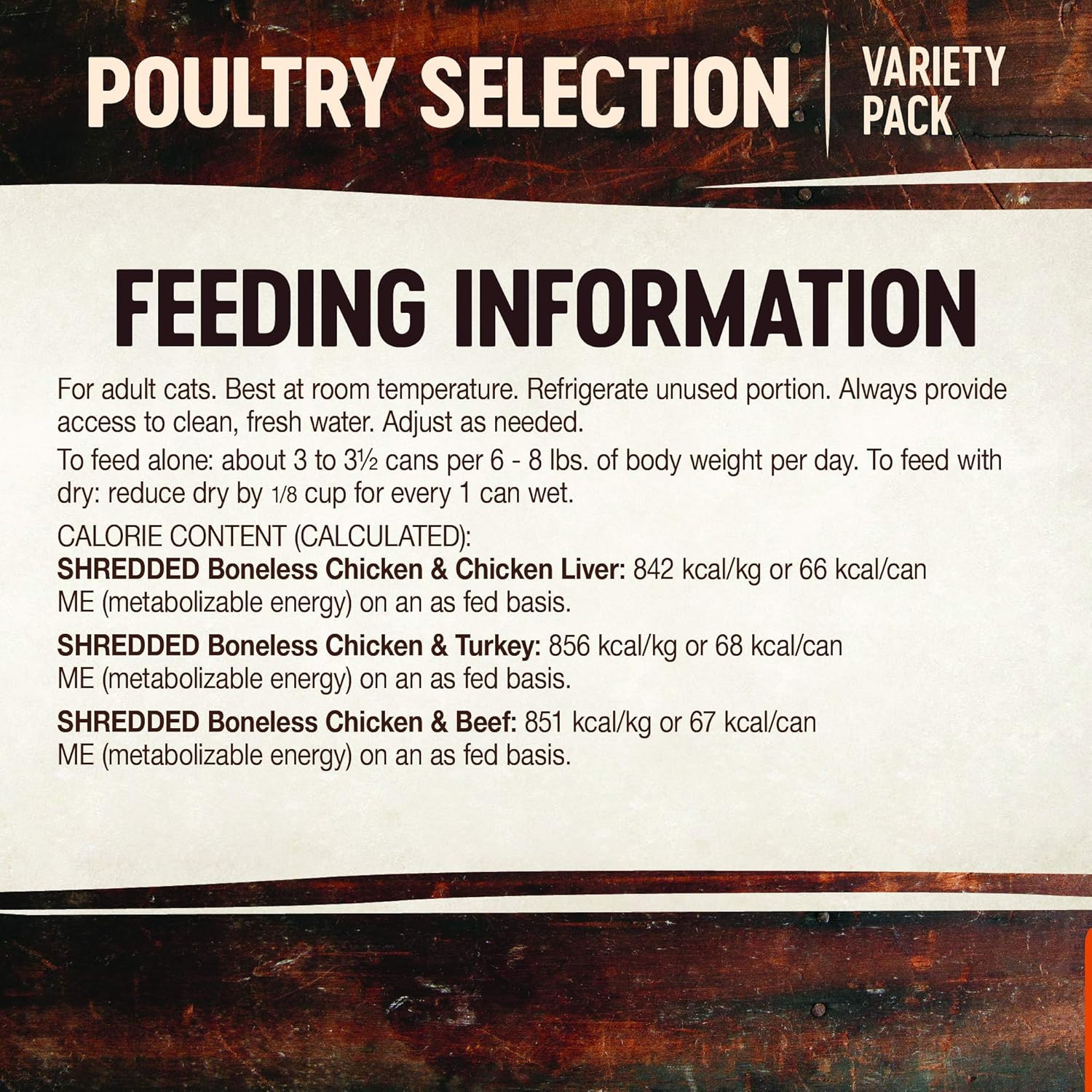 CORE Signature Selects Variety Pack Adult Canned Wet Cat Food, Natural, Protein