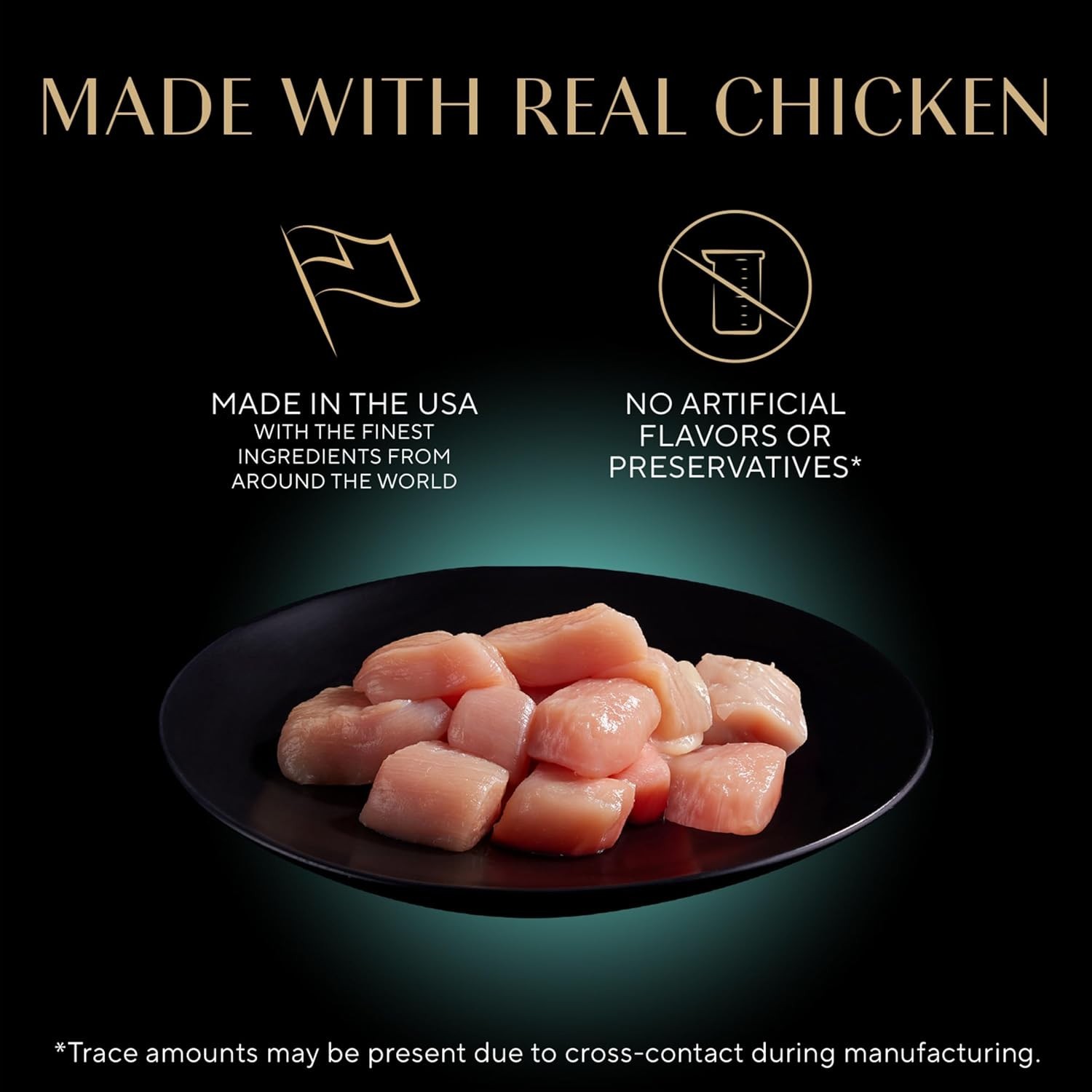 Gourmet Chicken Wet Cat Food in Extra Gravy 24 Servings for Daily Feeding