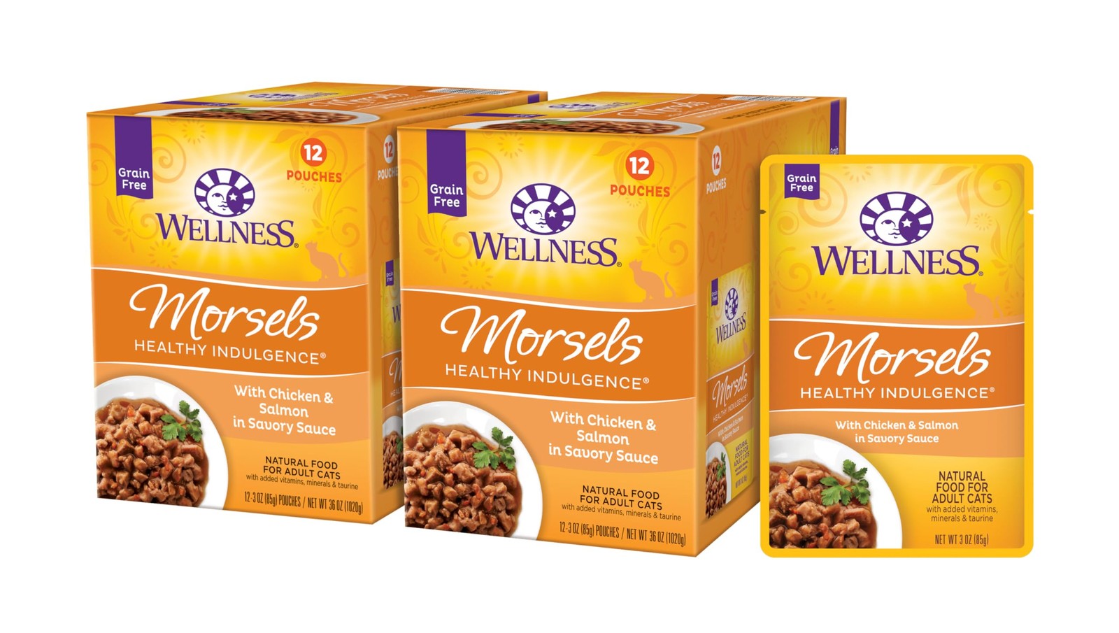 Healthy Indulgence Morsels Adult Wet Cat Food, Natural, Protein Rich, Grain F…