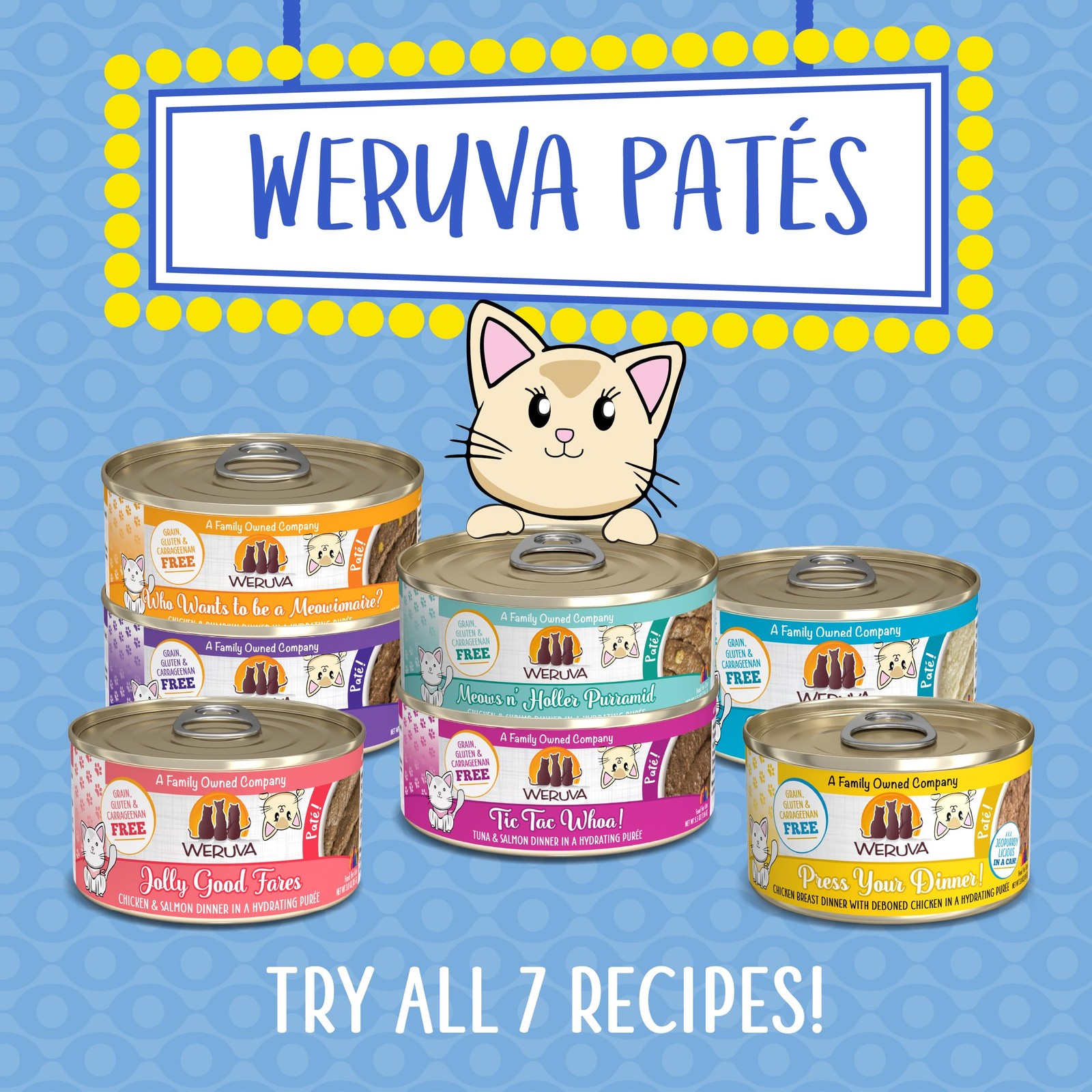 Weruva Wet Cat Food, Tic Tac Whoa with Tuna and Salmon 3 Ounce (Pack of 12)