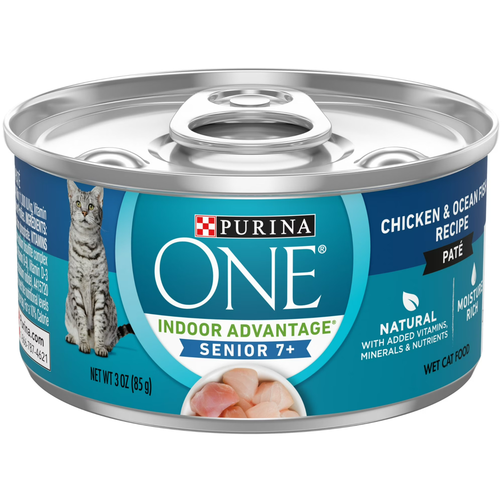 Chicken & Oceanfish, Wet Cat Food for Adult Cats, 3oz