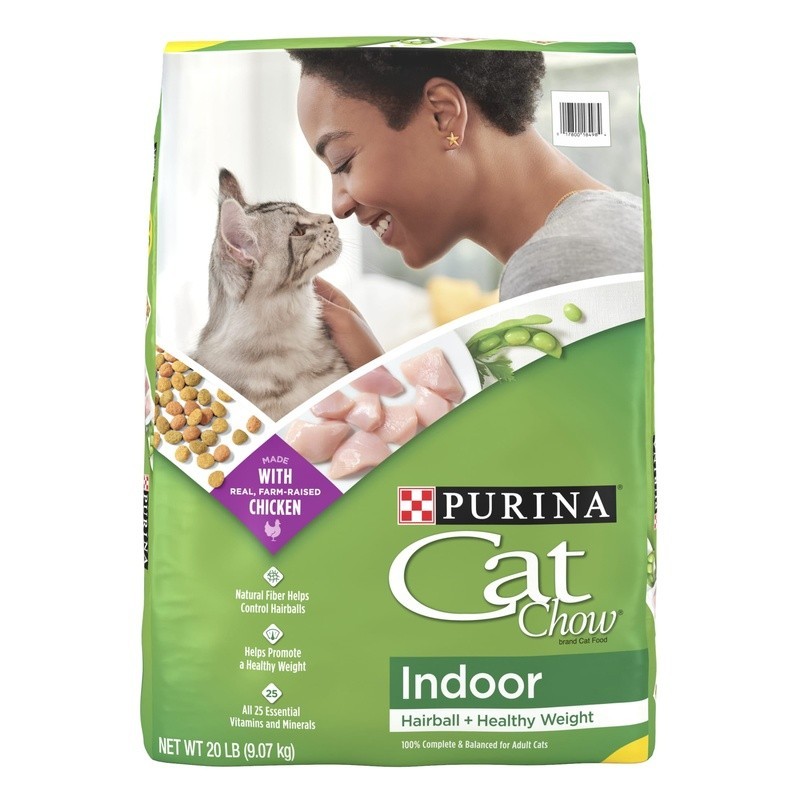 Indoor Hairball Control Healthy Weight Chicken Dry Cat Food Kibble New