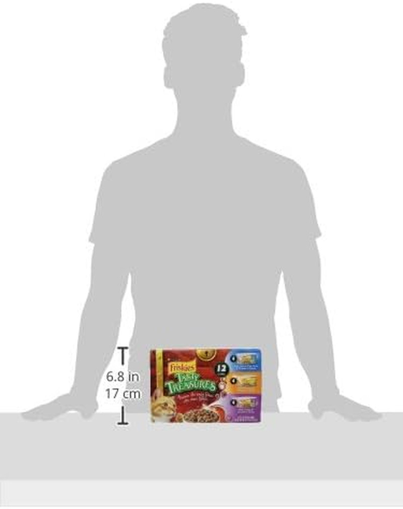 Purina Wet Cat Food Variety Pack, Tasty Treasures Prime Filets (With Ocean F…