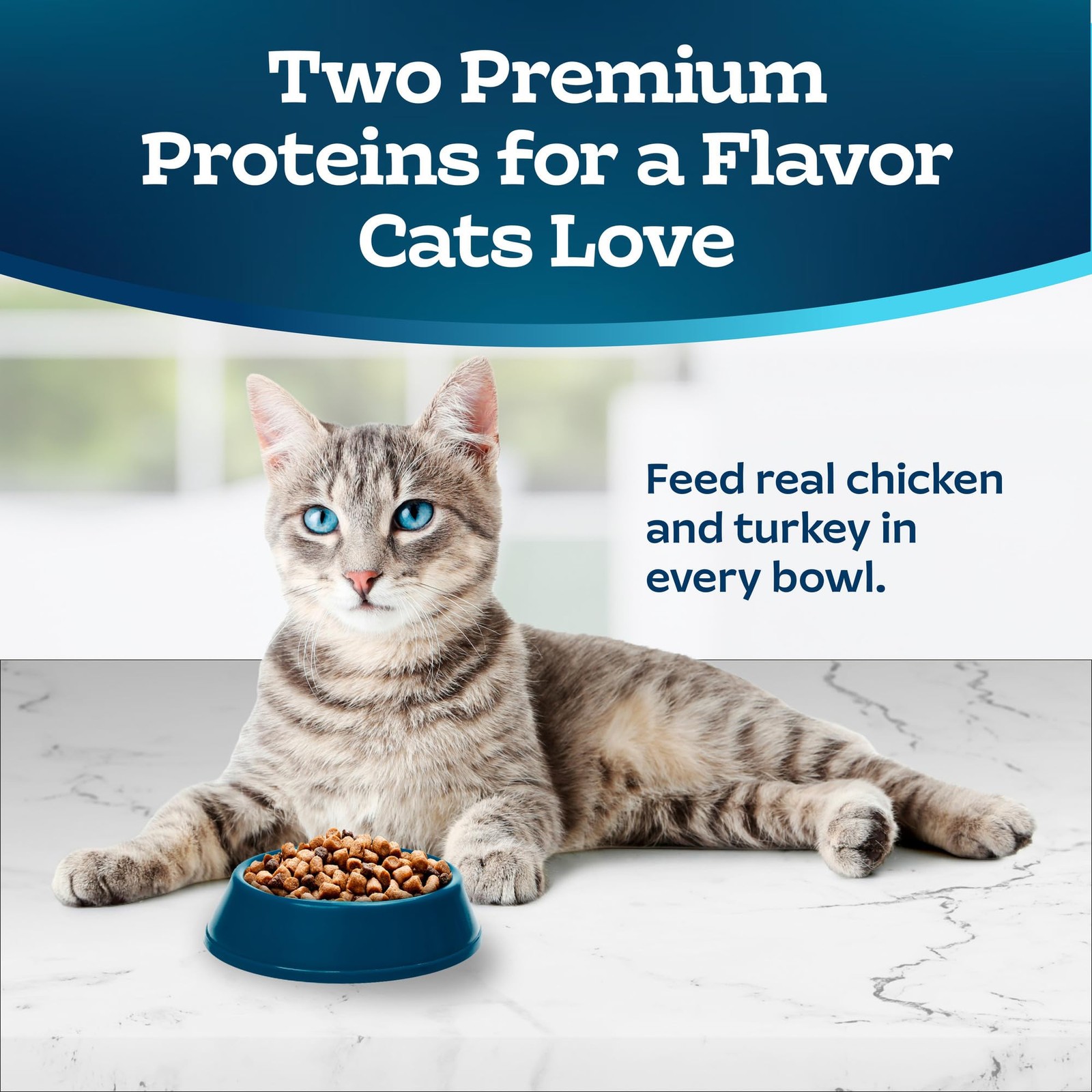 Blue Buffalo Tastefuls Adult Cat Dry Food, Multi-Protein 7 Pound (Pack of 1)